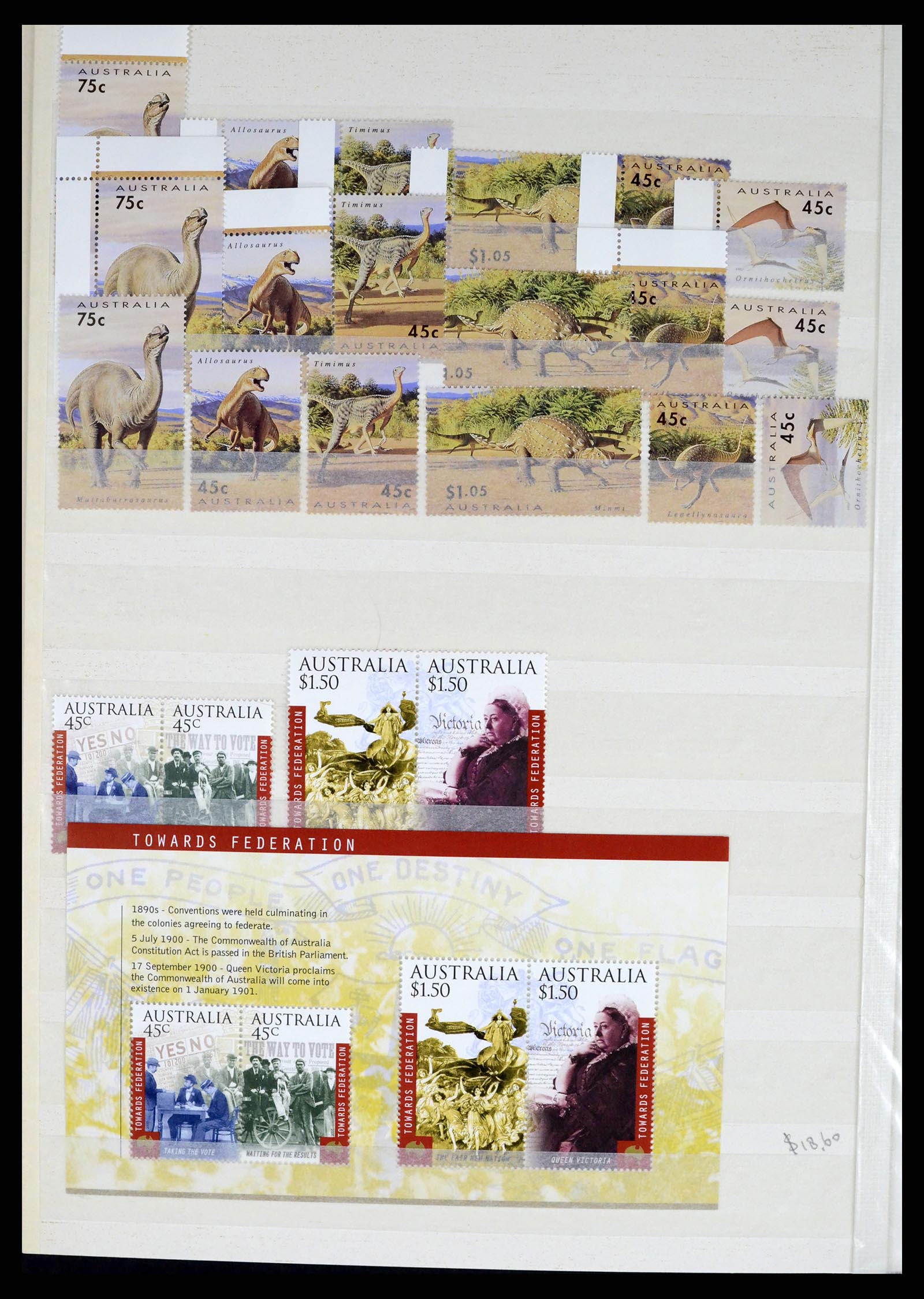 37291 046 - Postzegelverzameling 37291 Australië 1967-2005.