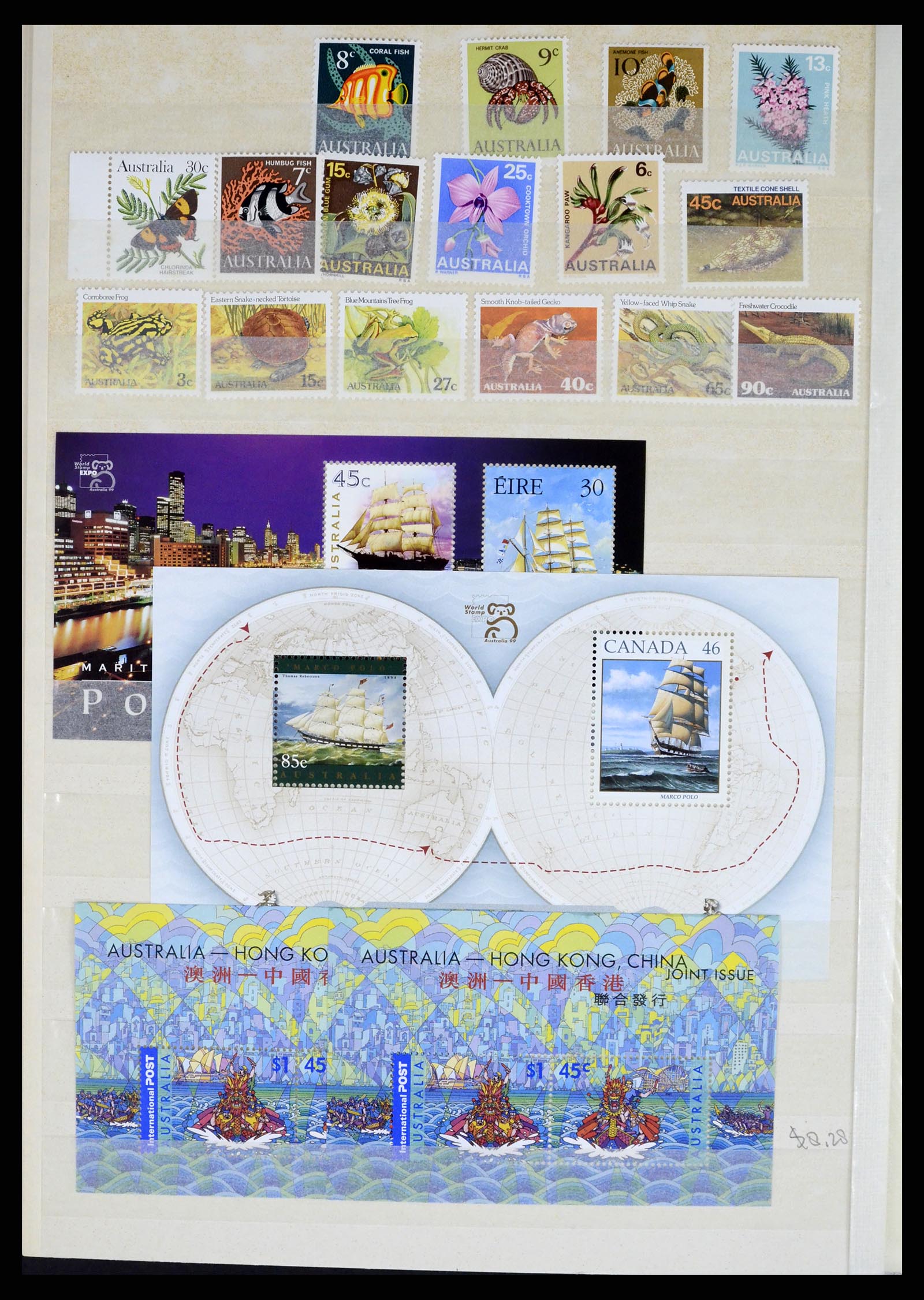 37291 048 - Postzegelverzameling 37291 Australië 1967-2005.