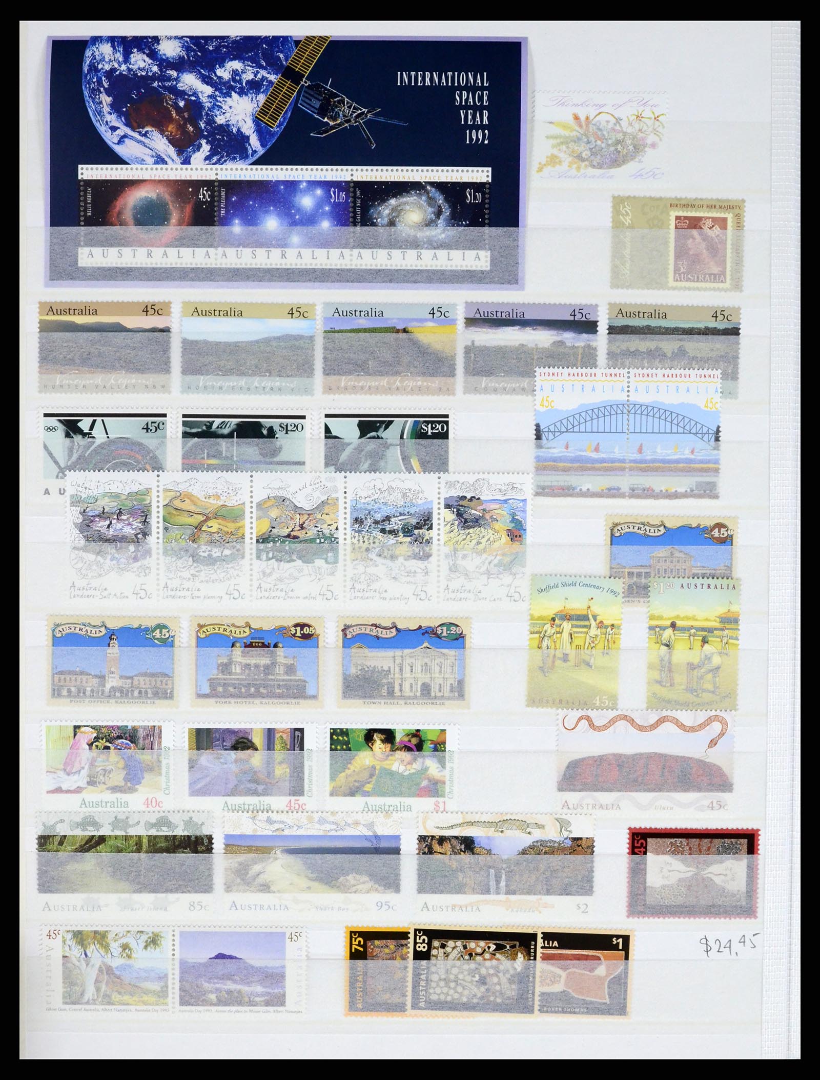 37291 056 - Postzegelverzameling 37291 Australië 1967-2005.