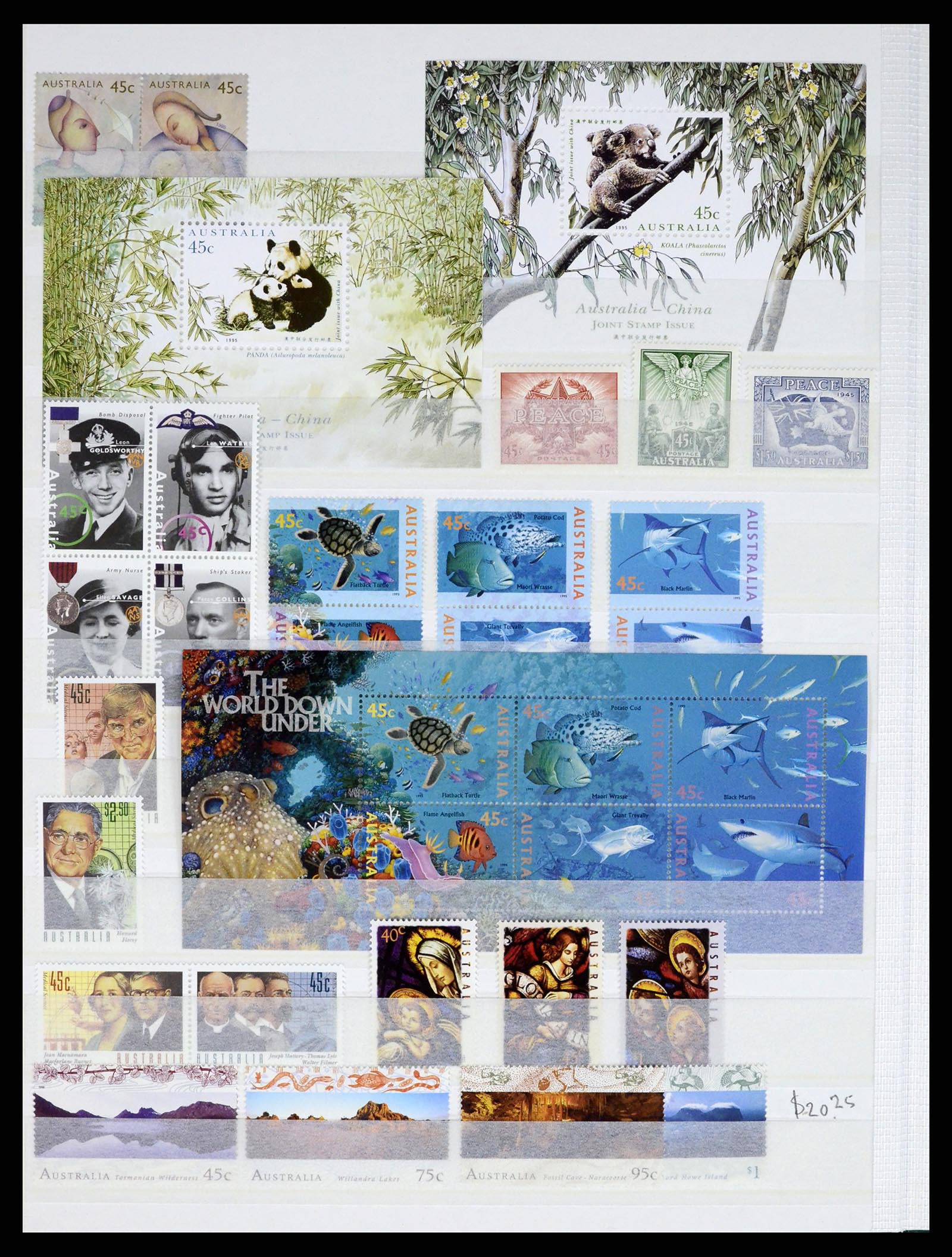 37291 060 - Postzegelverzameling 37291 Australië 1967-2005.