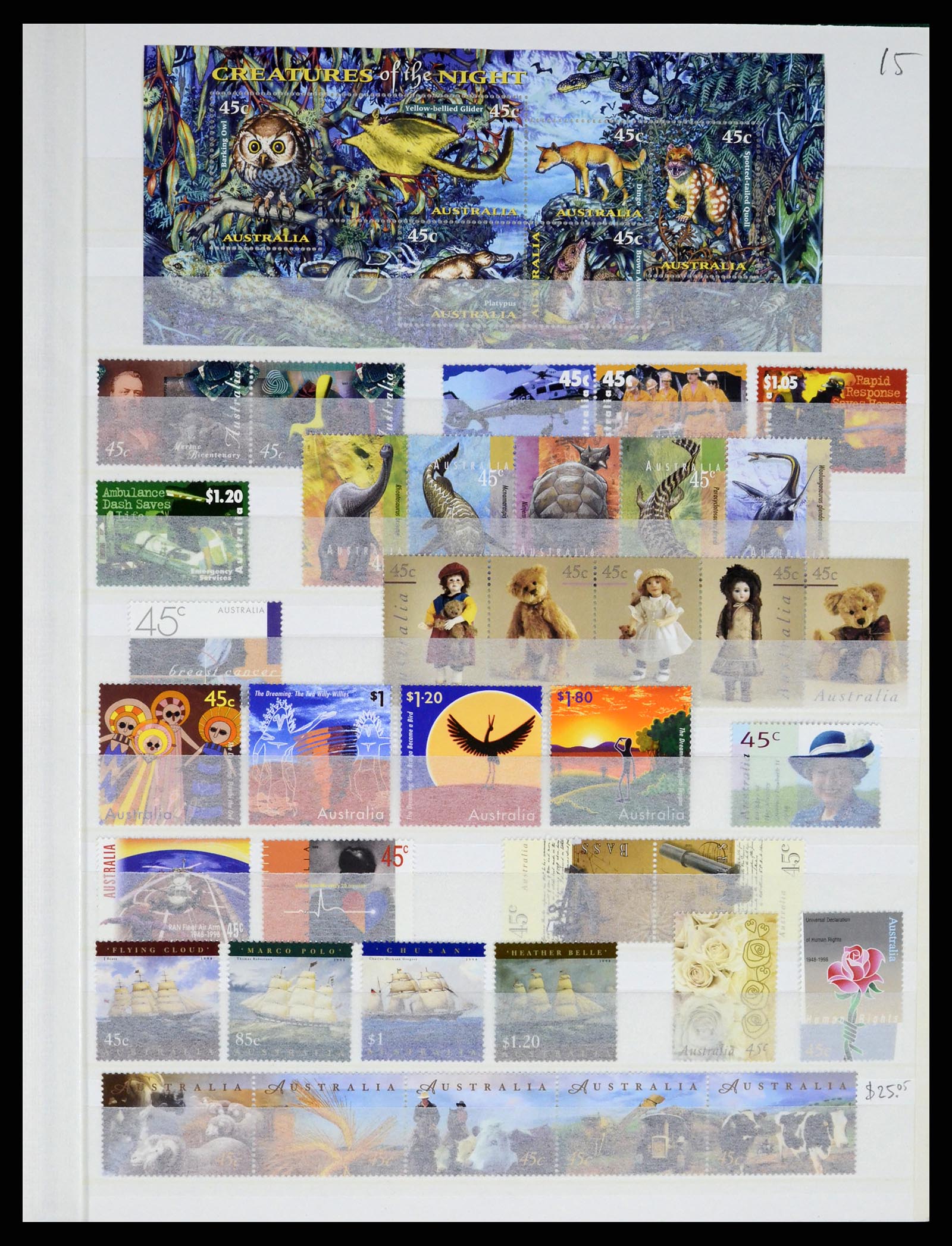 37291 063 - Postzegelverzameling 37291 Australië 1967-2005.