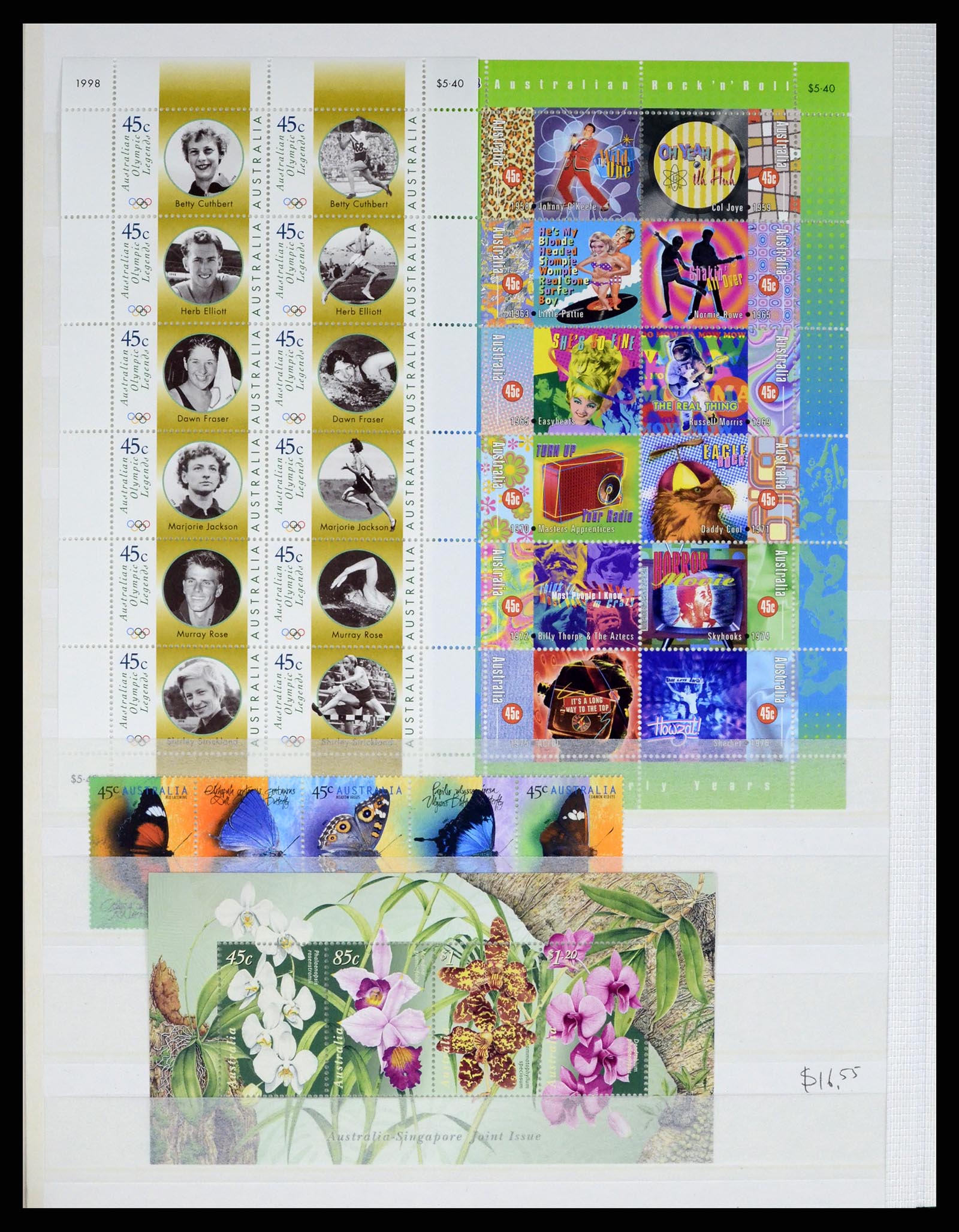 37291 064 - Postzegelverzameling 37291 Australië 1967-2005.