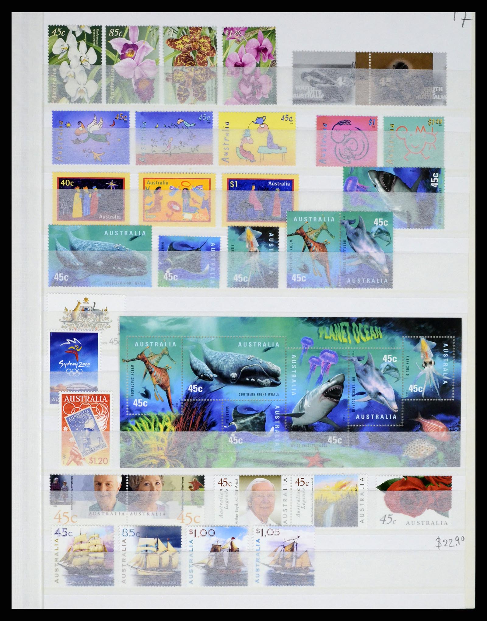 37291 065 - Postzegelverzameling 37291 Australië 1967-2005.