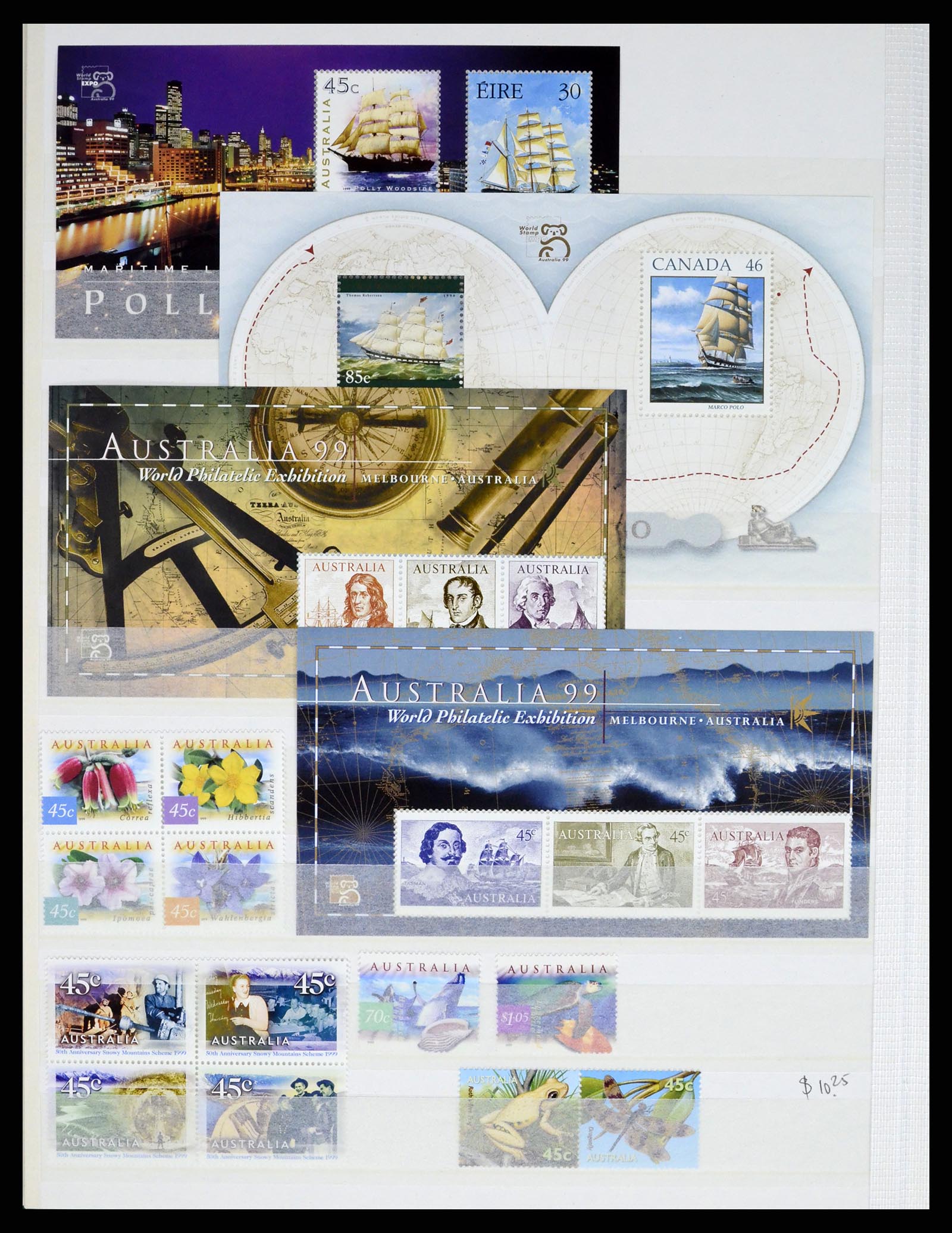 37291 066 - Postzegelverzameling 37291 Australië 1967-2005.