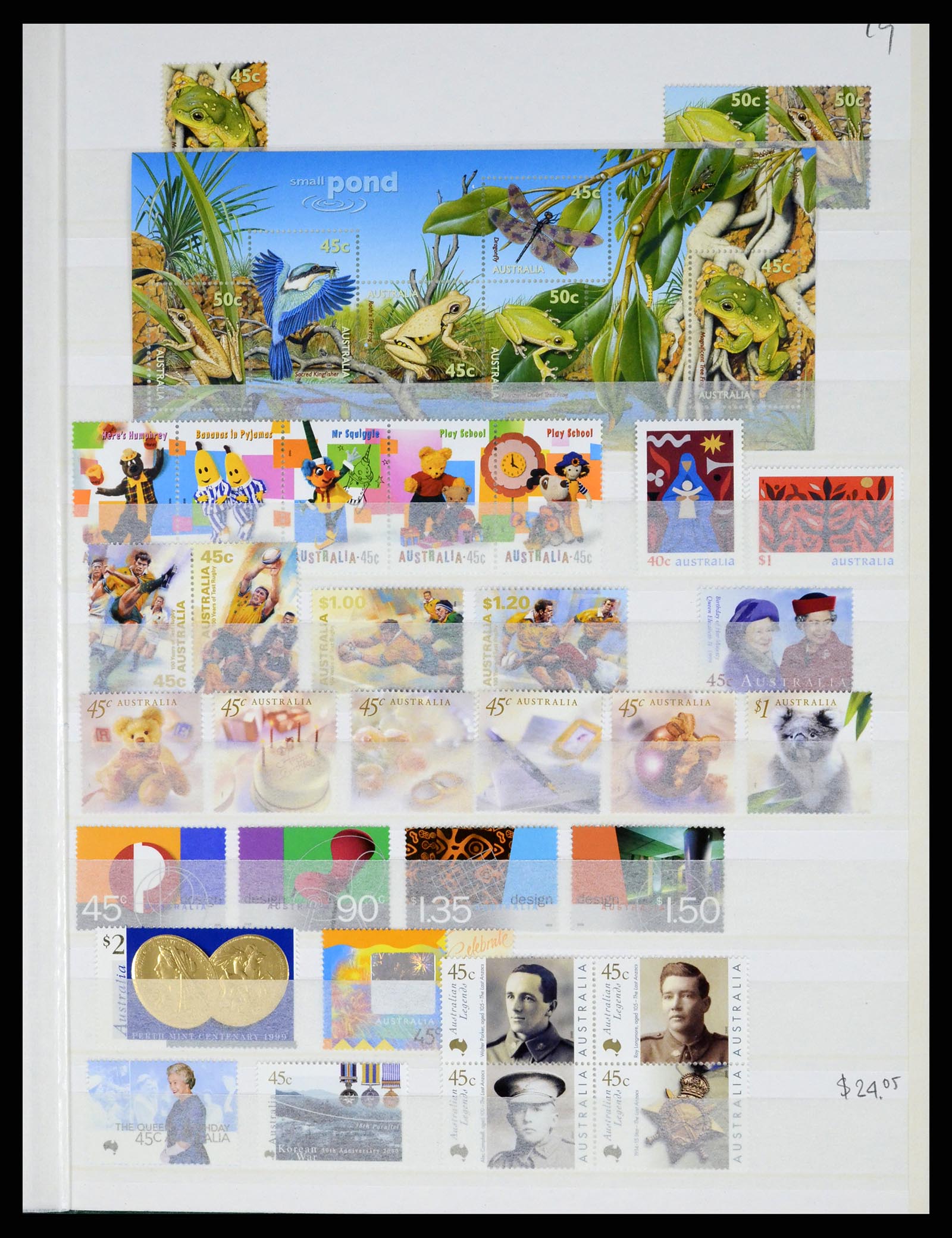37291 067 - Postzegelverzameling 37291 Australië 1967-2005.