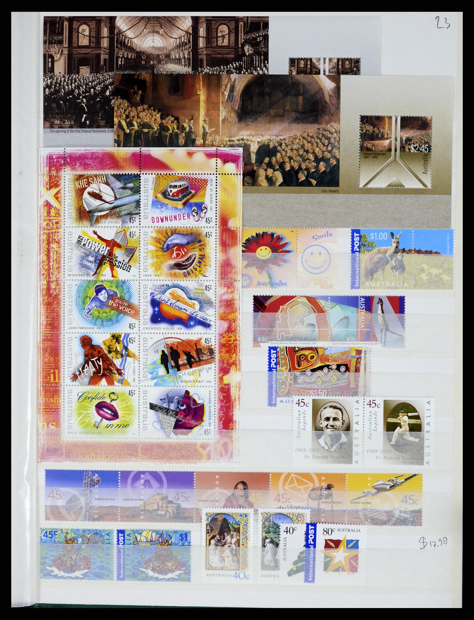 37291 071 - Postzegelverzameling 37291 Australië 1967-2005.