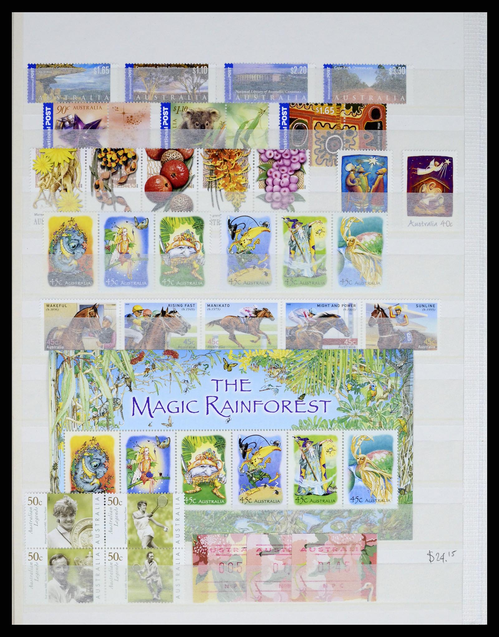 37291 074 - Postzegelverzameling 37291 Australië 1967-2005.