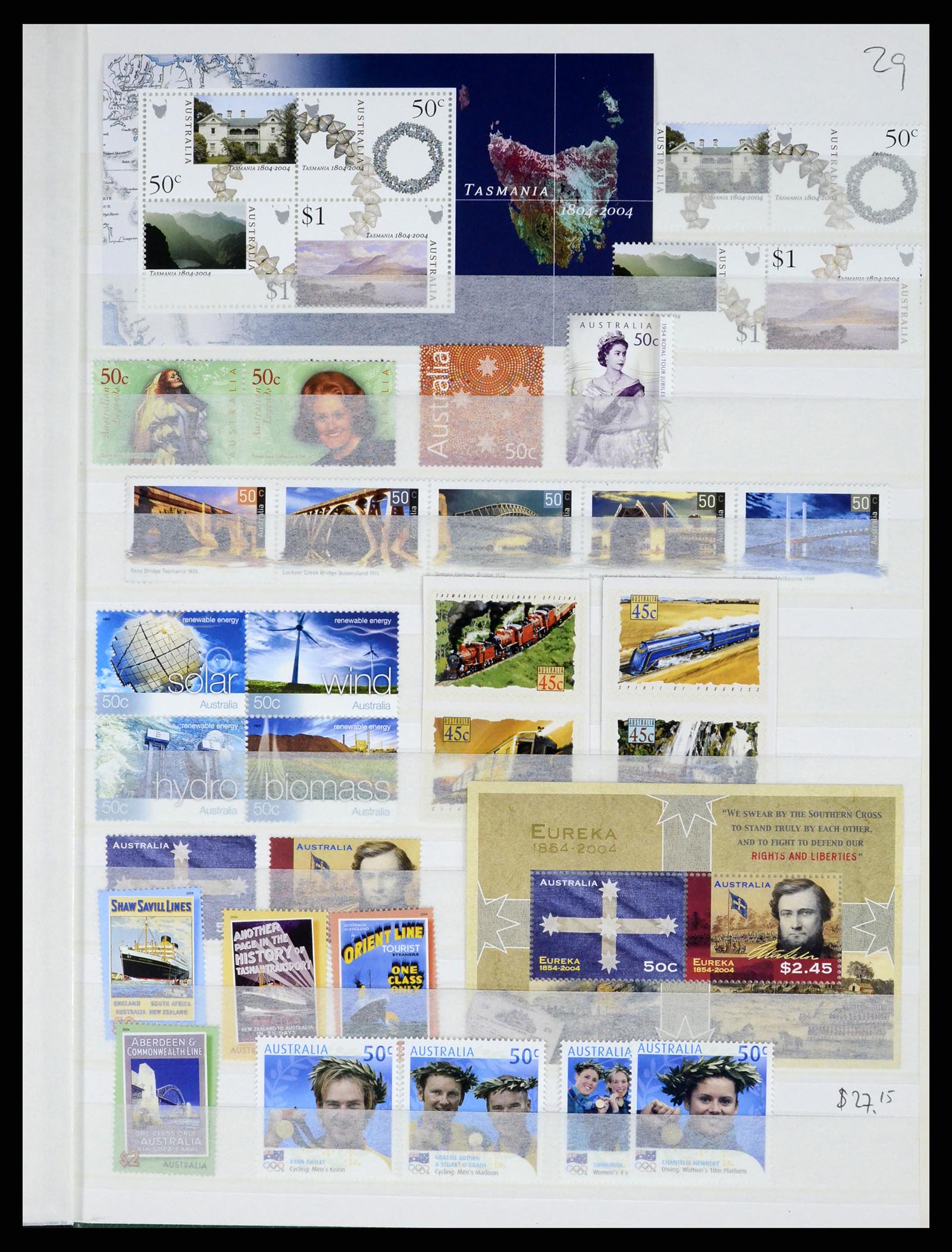 37291 077 - Postzegelverzameling 37291 Australië 1967-2005.