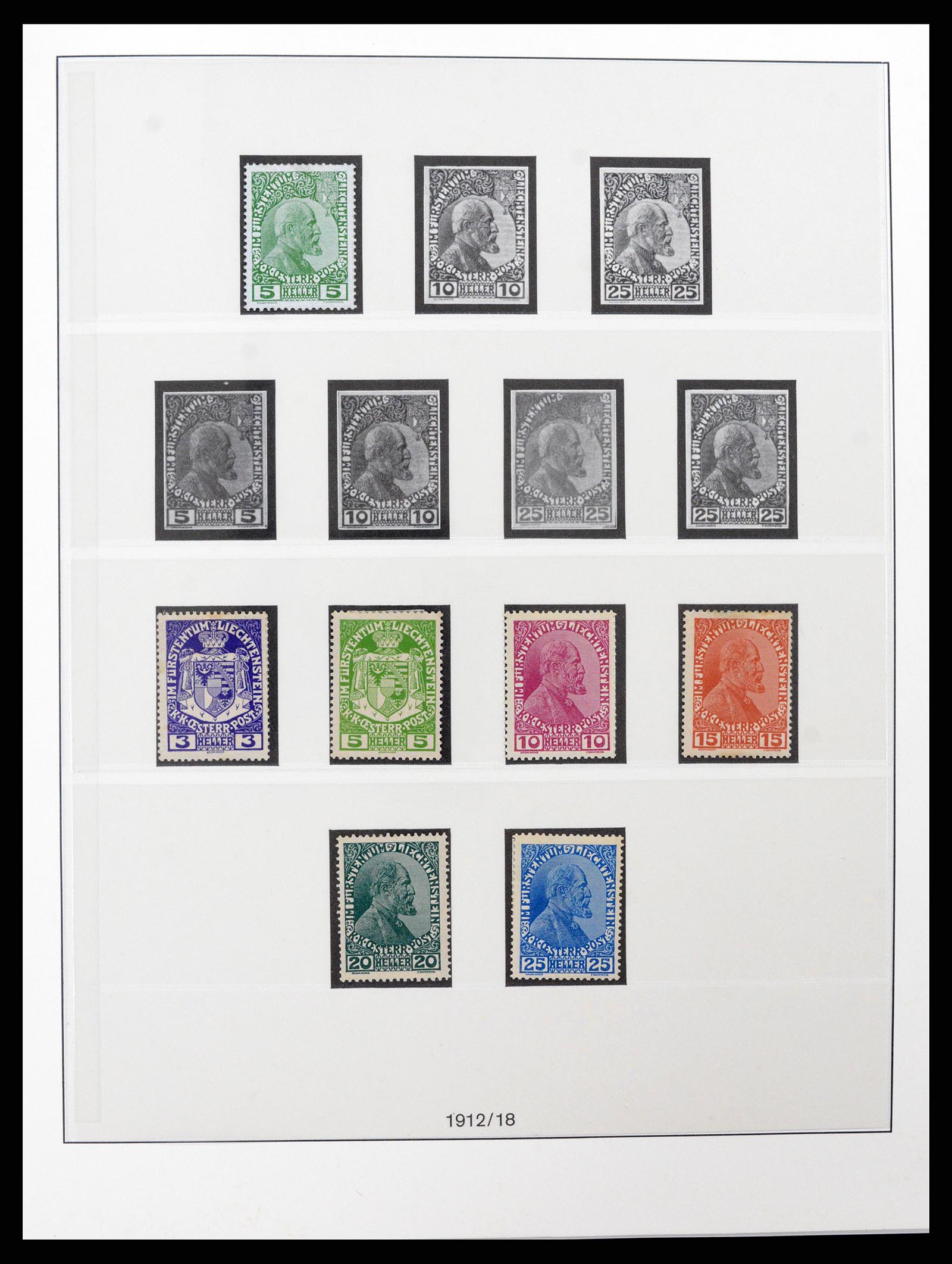 37293 001 - Postzegelverzameling 37293 Liechtenstein 1912-2003.