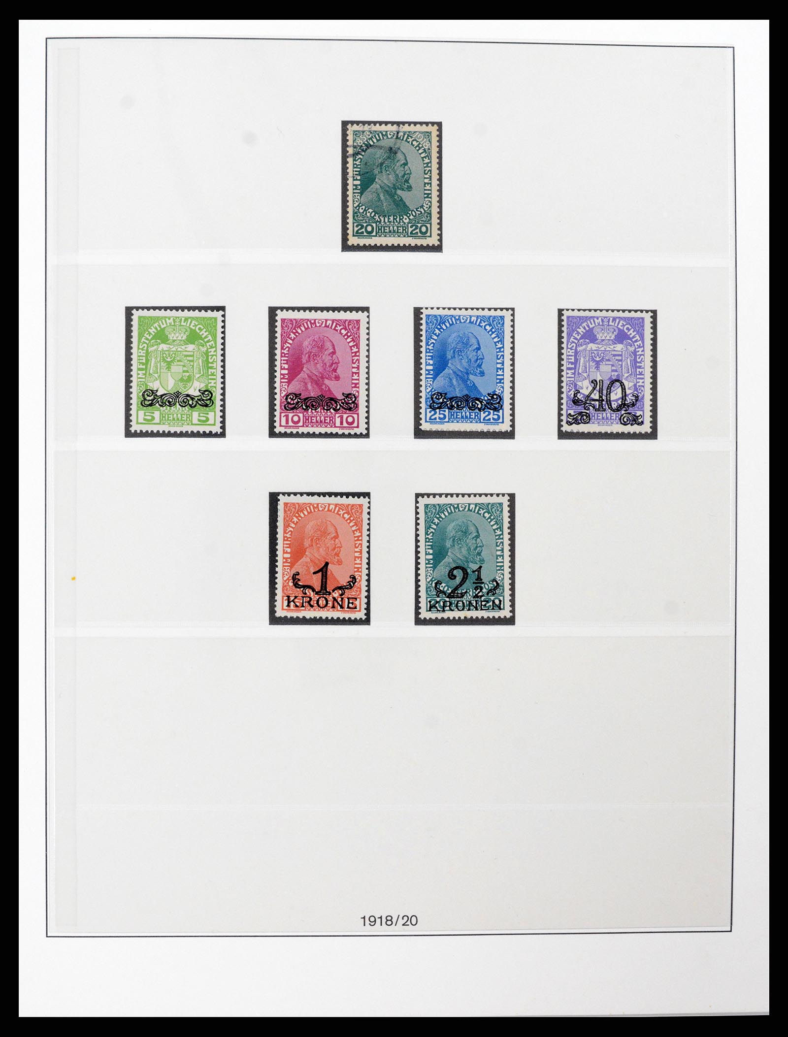 37293 002 - Postzegelverzameling 37293 Liechtenstein 1912-2003.