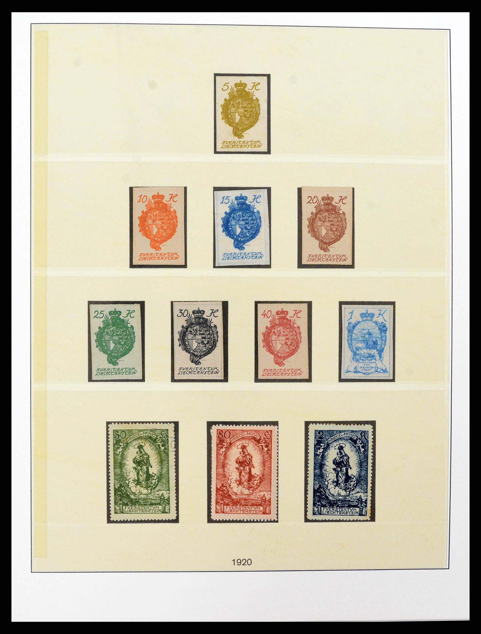 37293 003 - Postzegelverzameling 37293 Liechtenstein 1912-2003.