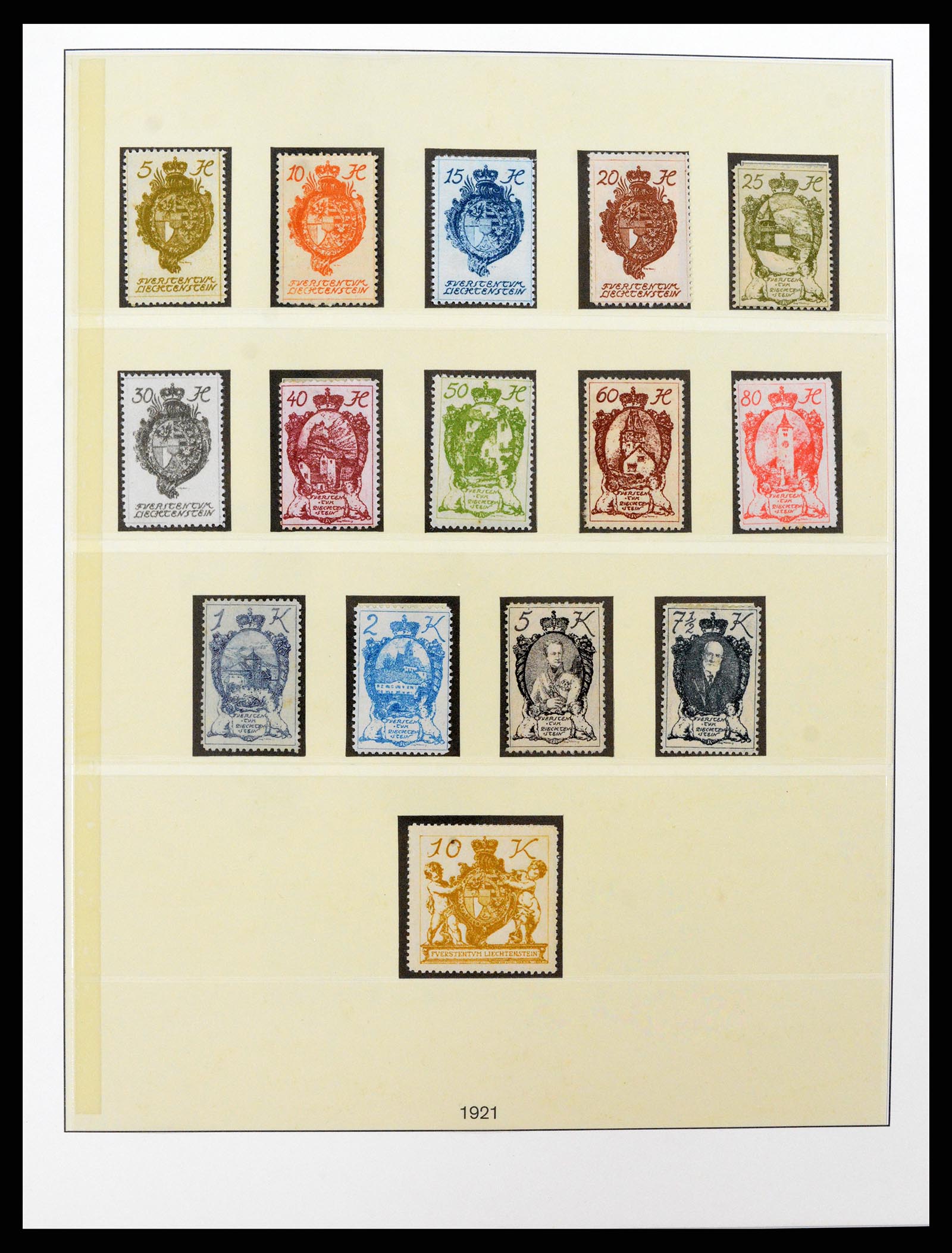 37293 004 - Postzegelverzameling 37293 Liechtenstein 1912-2003.