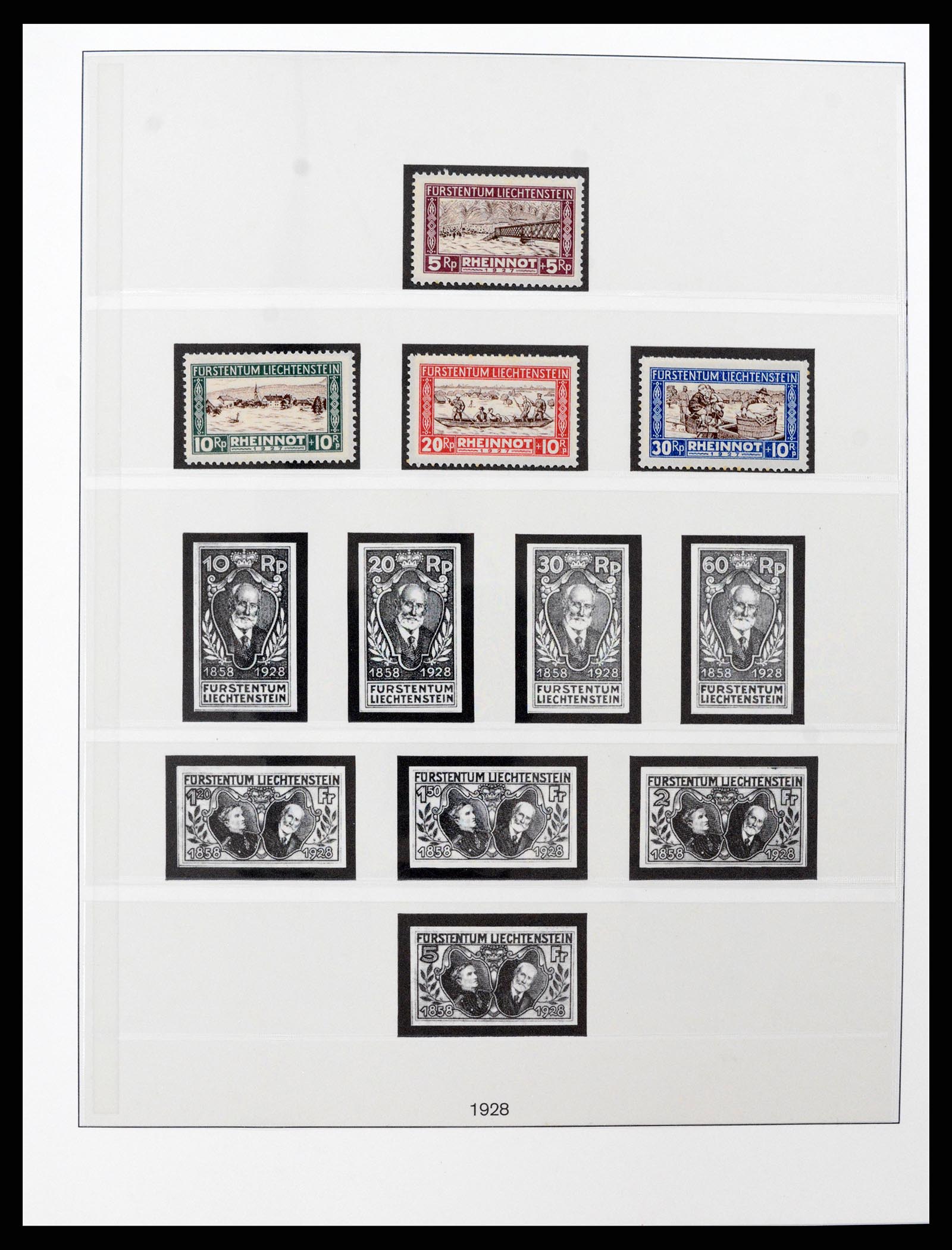 37293 008 - Postzegelverzameling 37293 Liechtenstein 1912-2003.