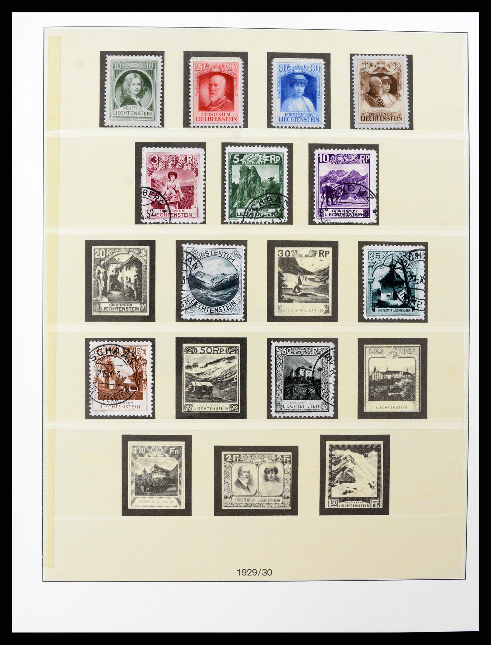 37293 009 - Postzegelverzameling 37293 Liechtenstein 1912-2003.