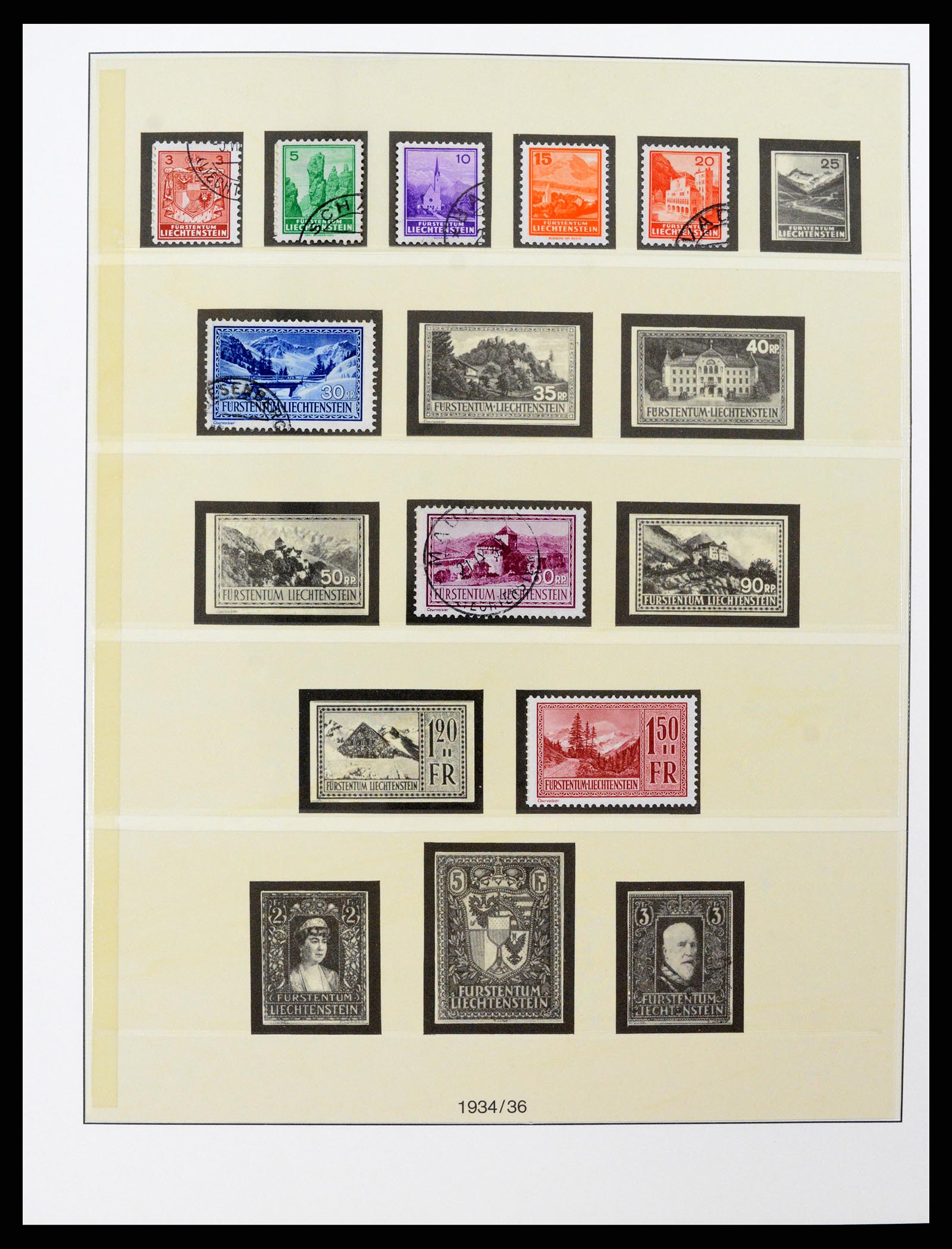 37293 011 - Stamp collection 37293 Liechtenstein 1912-2003.