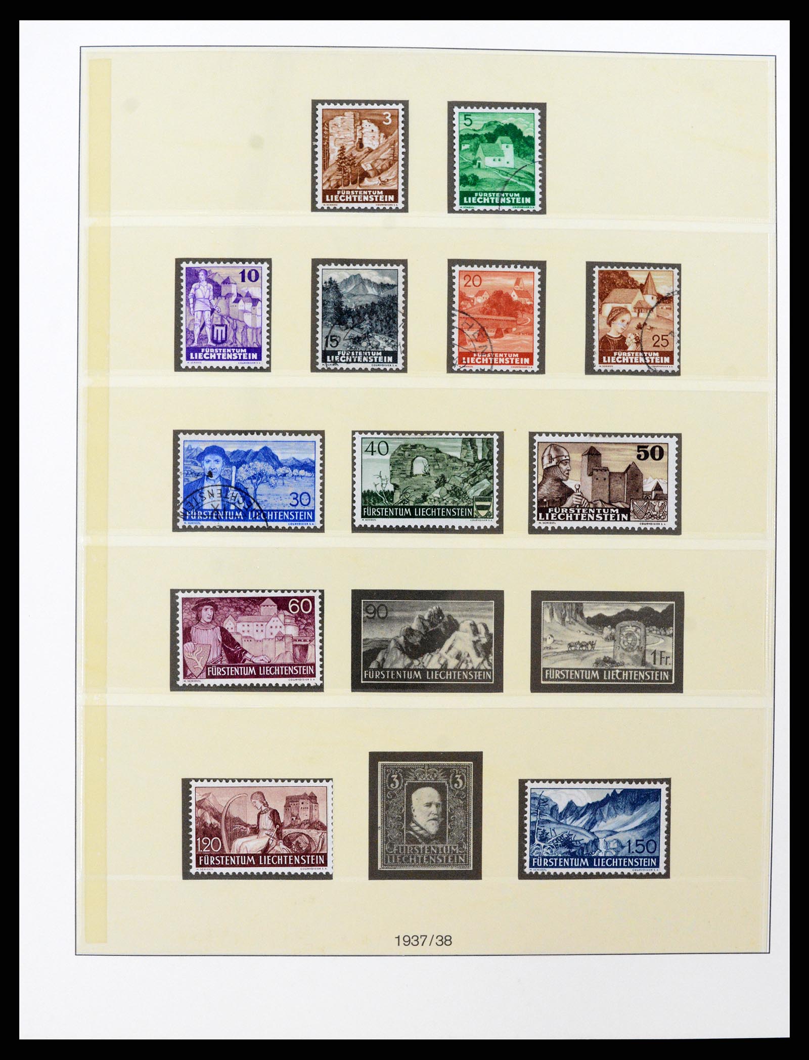 37293 012 - Postzegelverzameling 37293 Liechtenstein 1912-2003.