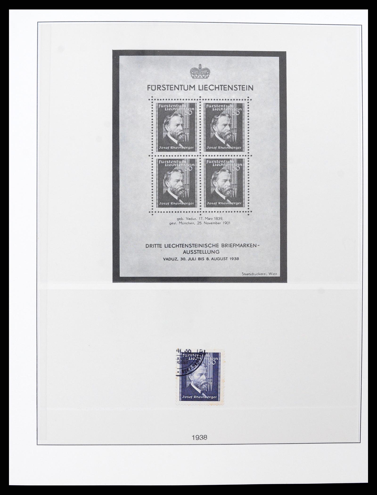 37293 013 - Postzegelverzameling 37293 Liechtenstein 1912-2003.