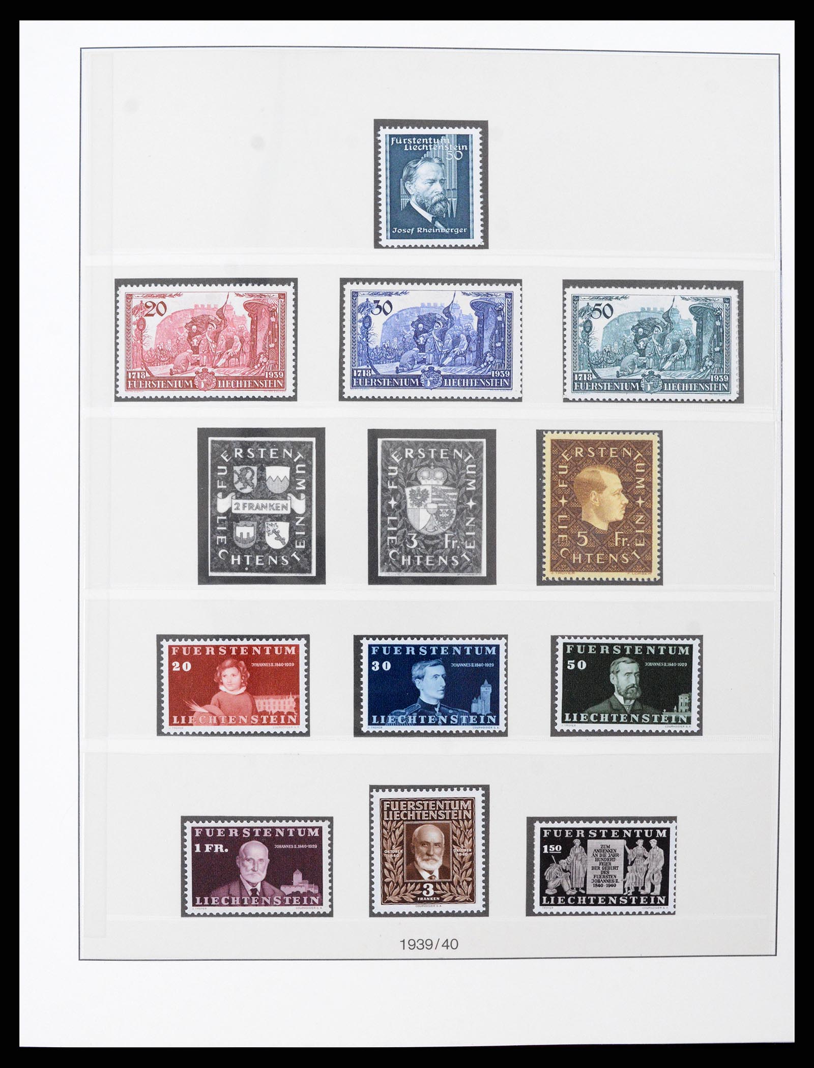 37293 014 - Postzegelverzameling 37293 Liechtenstein 1912-2003.