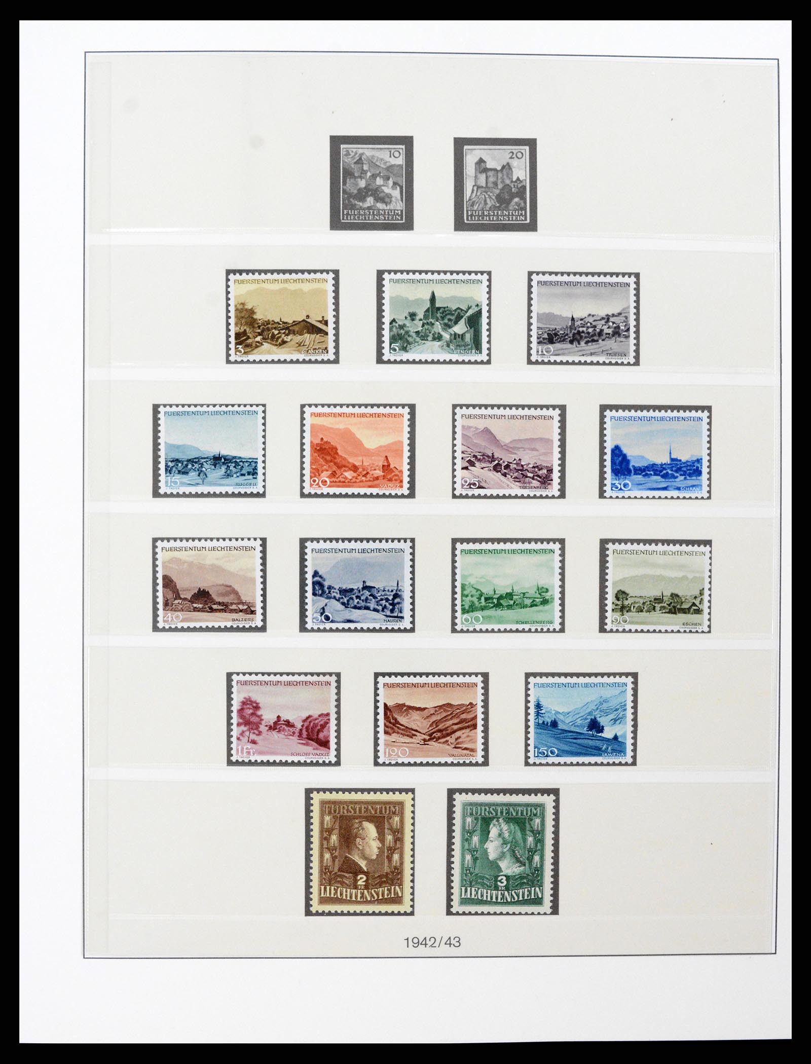 37293 017 - Postzegelverzameling 37293 Liechtenstein 1912-2003.