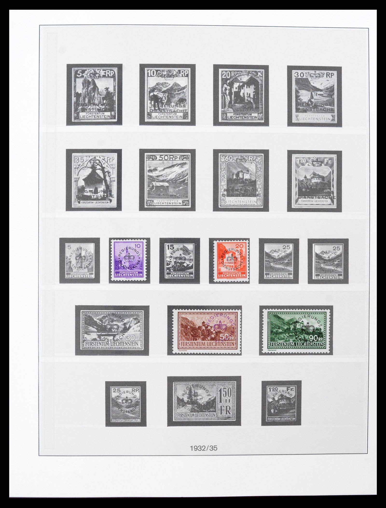 37293 020 - Postzegelverzameling 37293 Liechtenstein 1912-2003.