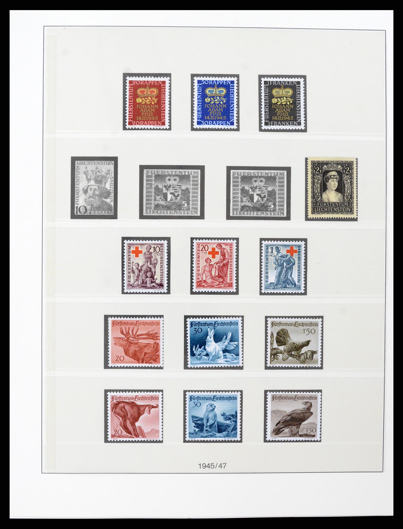37293 023 - Postzegelverzameling 37293 Liechtenstein 1912-2003.