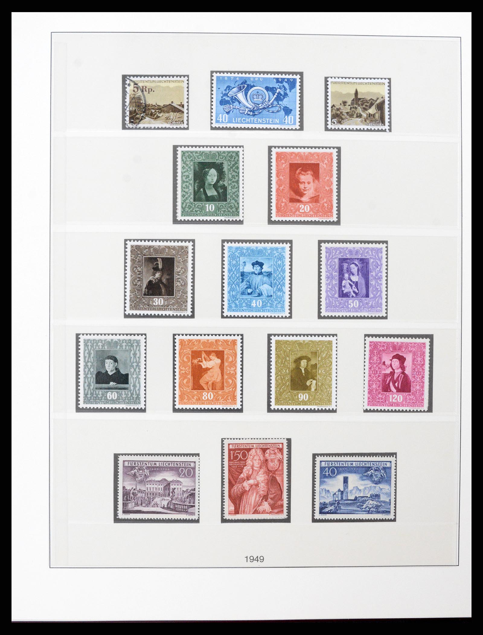 37293 024 - Stamp collection 37293 Liechtenstein 1912-2003.