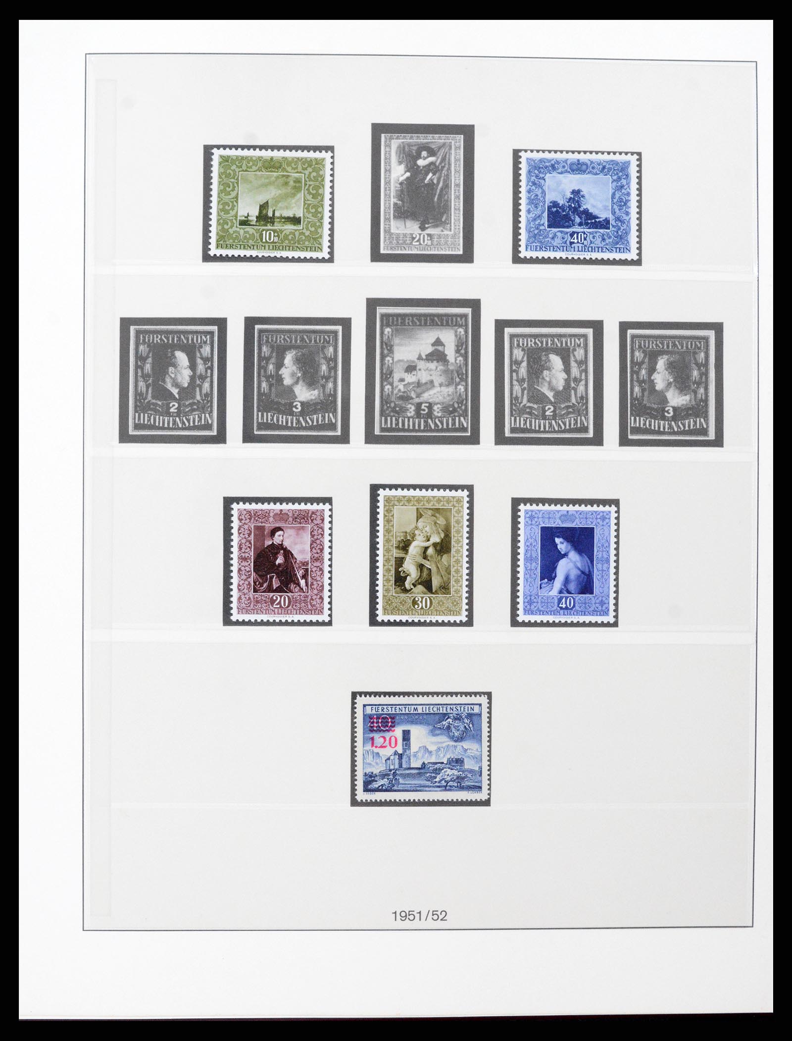 37293 026 - Postzegelverzameling 37293 Liechtenstein 1912-2003.