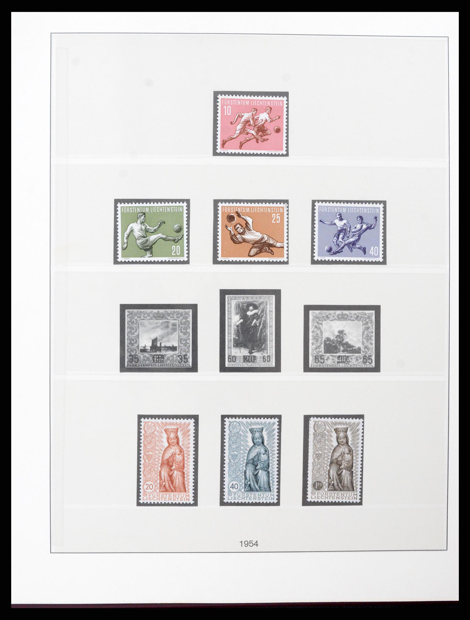 37293 028 - Postzegelverzameling 37293 Liechtenstein 1912-2003.