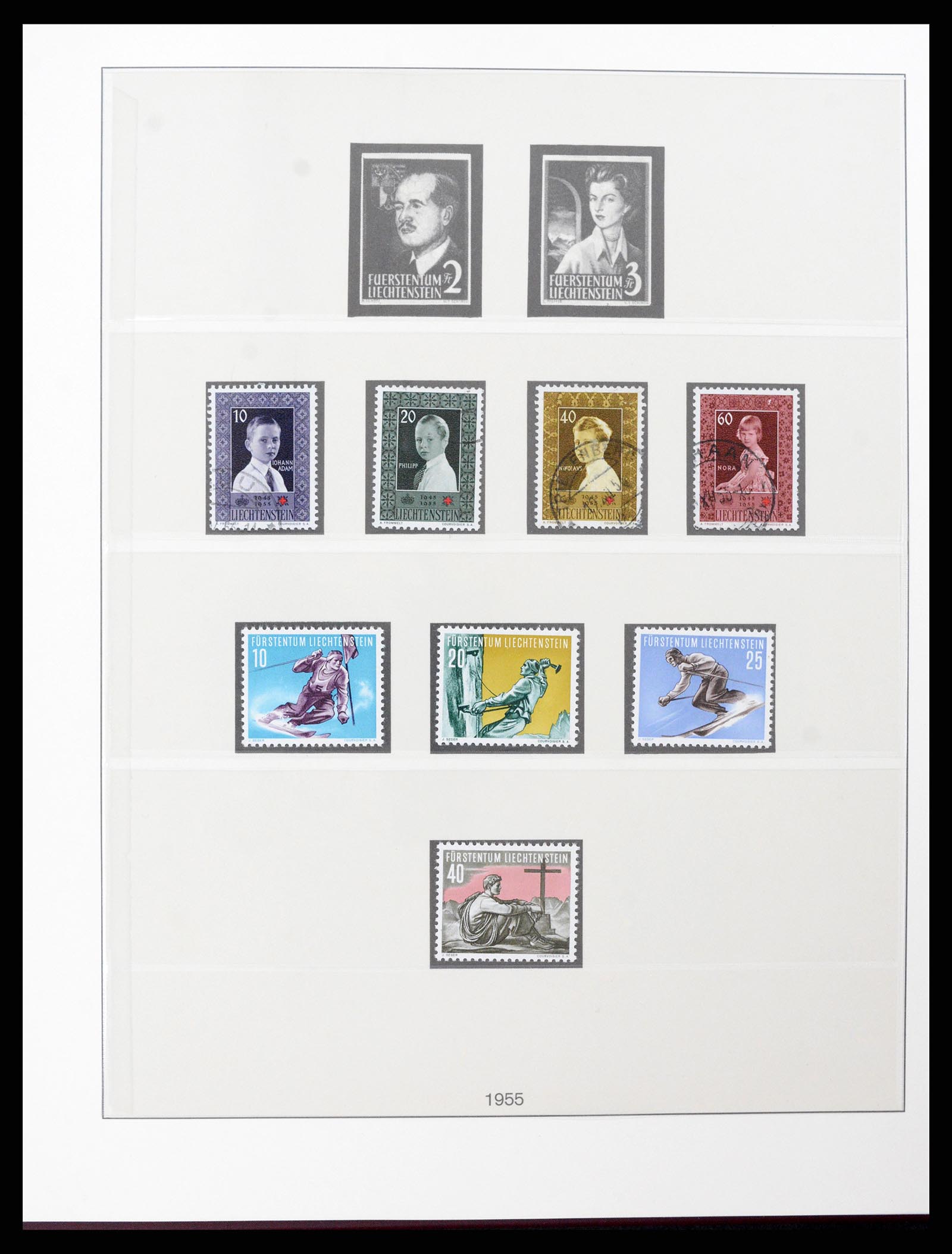 37293 029 - Postzegelverzameling 37293 Liechtenstein 1912-2003.