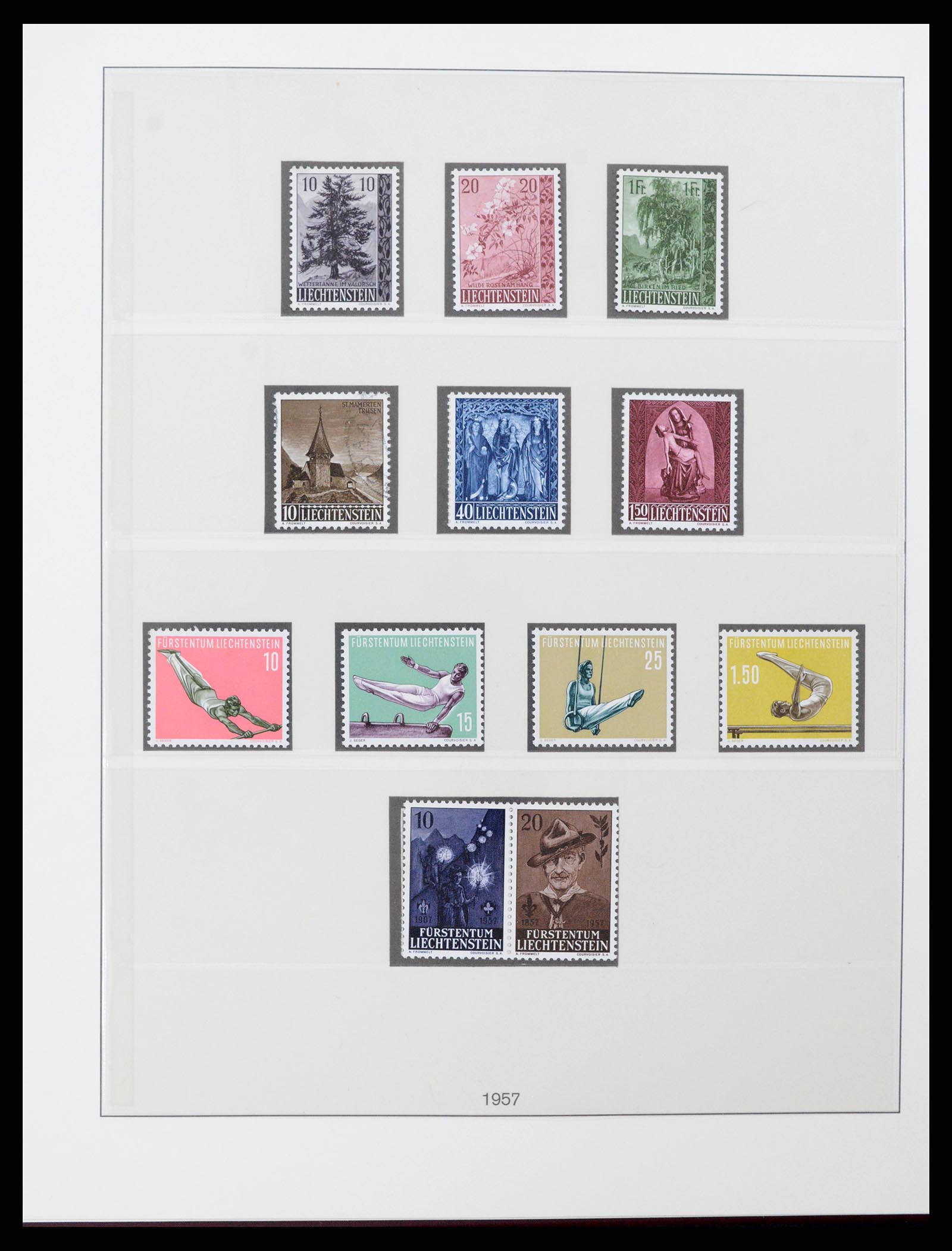 37293 031 - Postzegelverzameling 37293 Liechtenstein 1912-2003.
