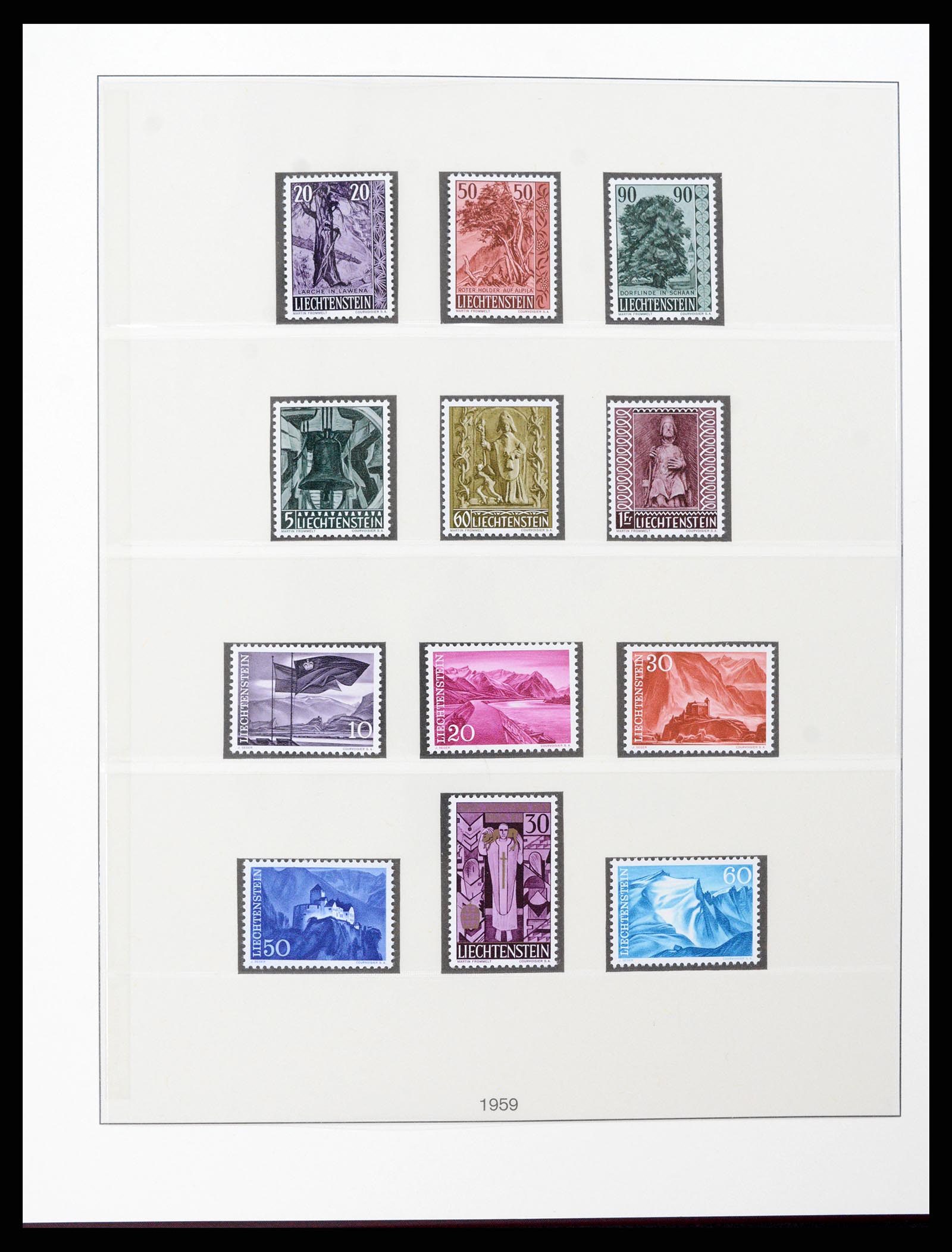 37293 033 - Postzegelverzameling 37293 Liechtenstein 1912-2003.