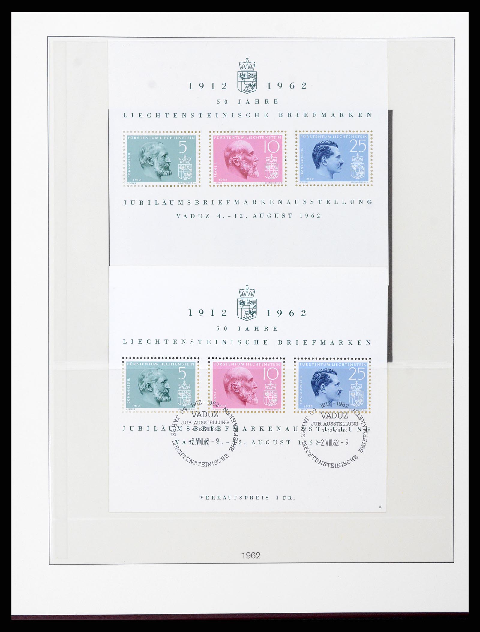 37293 036 - Postzegelverzameling 37293 Liechtenstein 1912-2003.