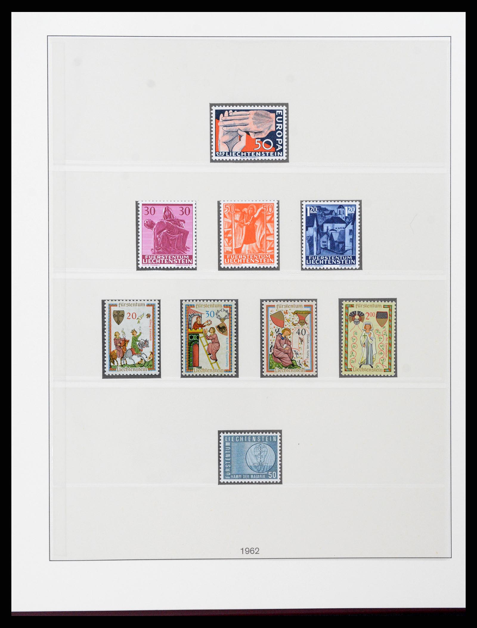 37293 037 - Postzegelverzameling 37293 Liechtenstein 1912-2003.