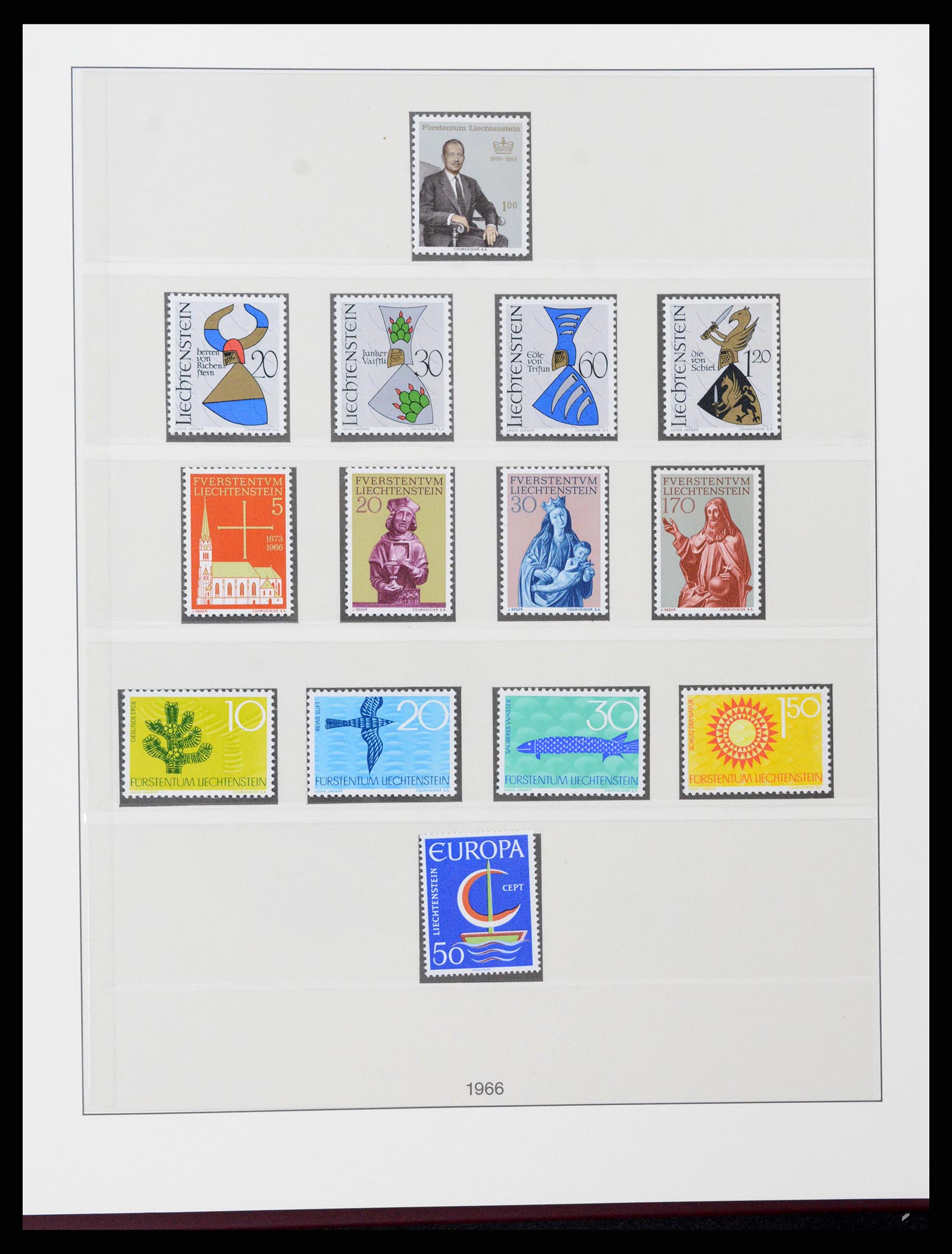37293 041 - Postzegelverzameling 37293 Liechtenstein 1912-2003.