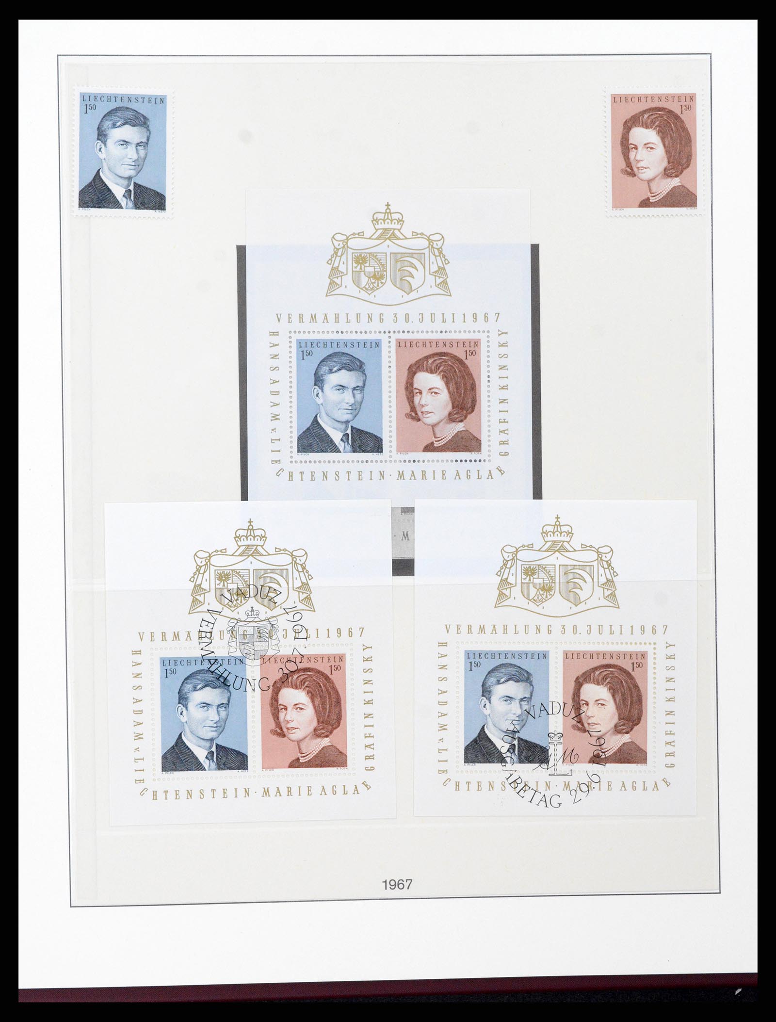 37293 043 - Postzegelverzameling 37293 Liechtenstein 1912-2003.