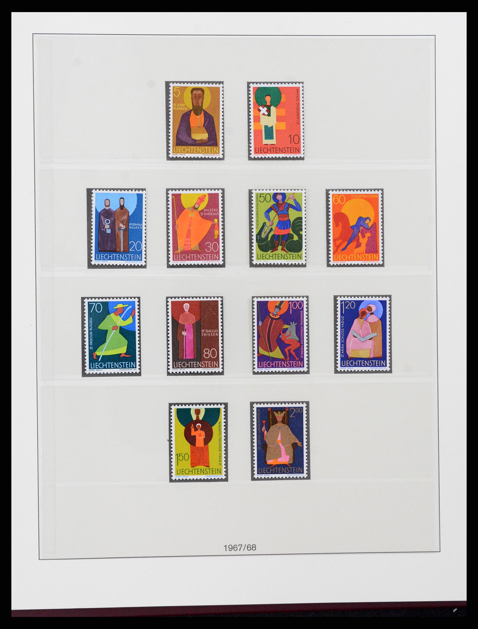 37293 044 - Postzegelverzameling 37293 Liechtenstein 1912-2003.