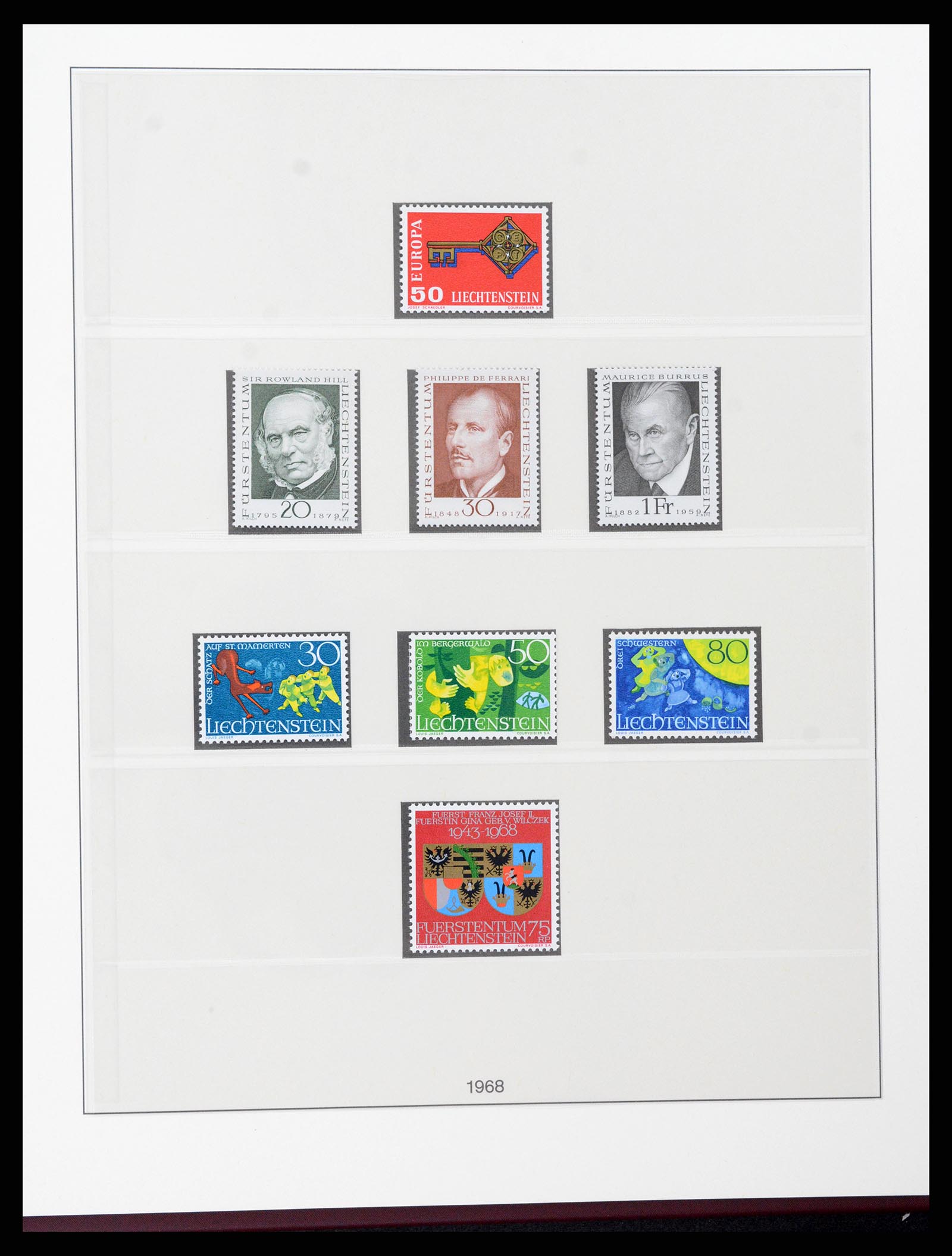 37293 045 - Postzegelverzameling 37293 Liechtenstein 1912-2003.
