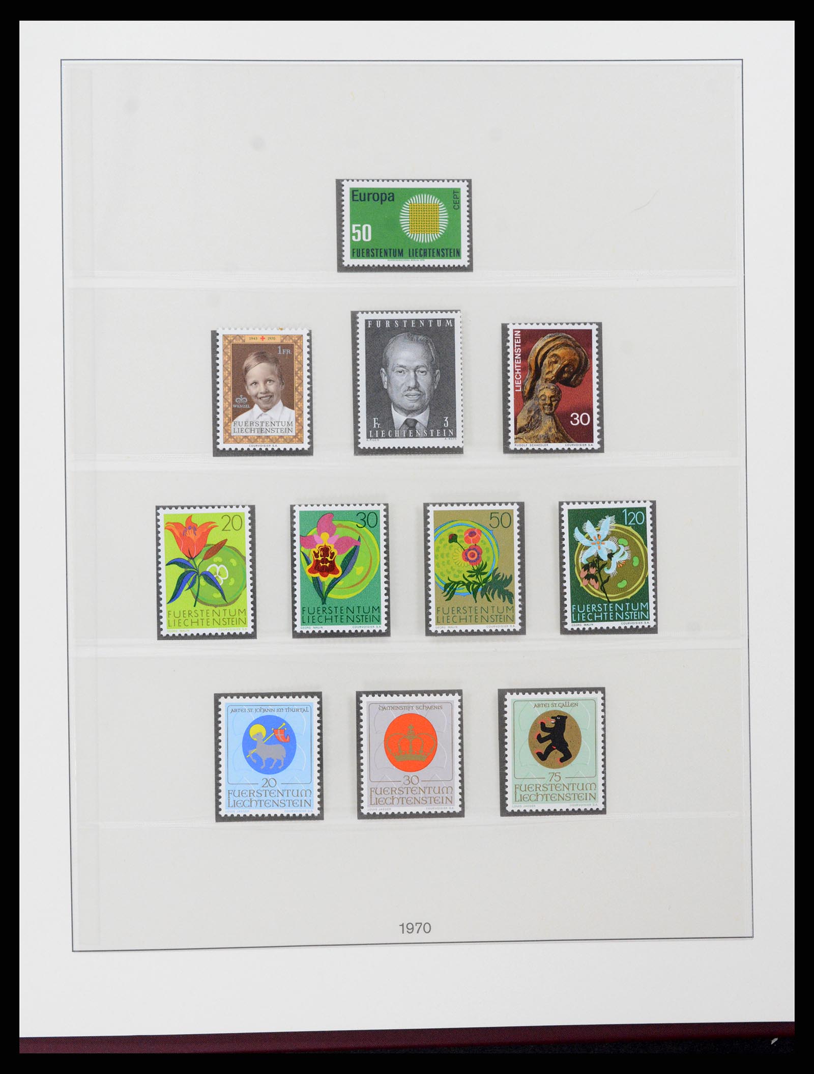37293 047 - Postzegelverzameling 37293 Liechtenstein 1912-2003.