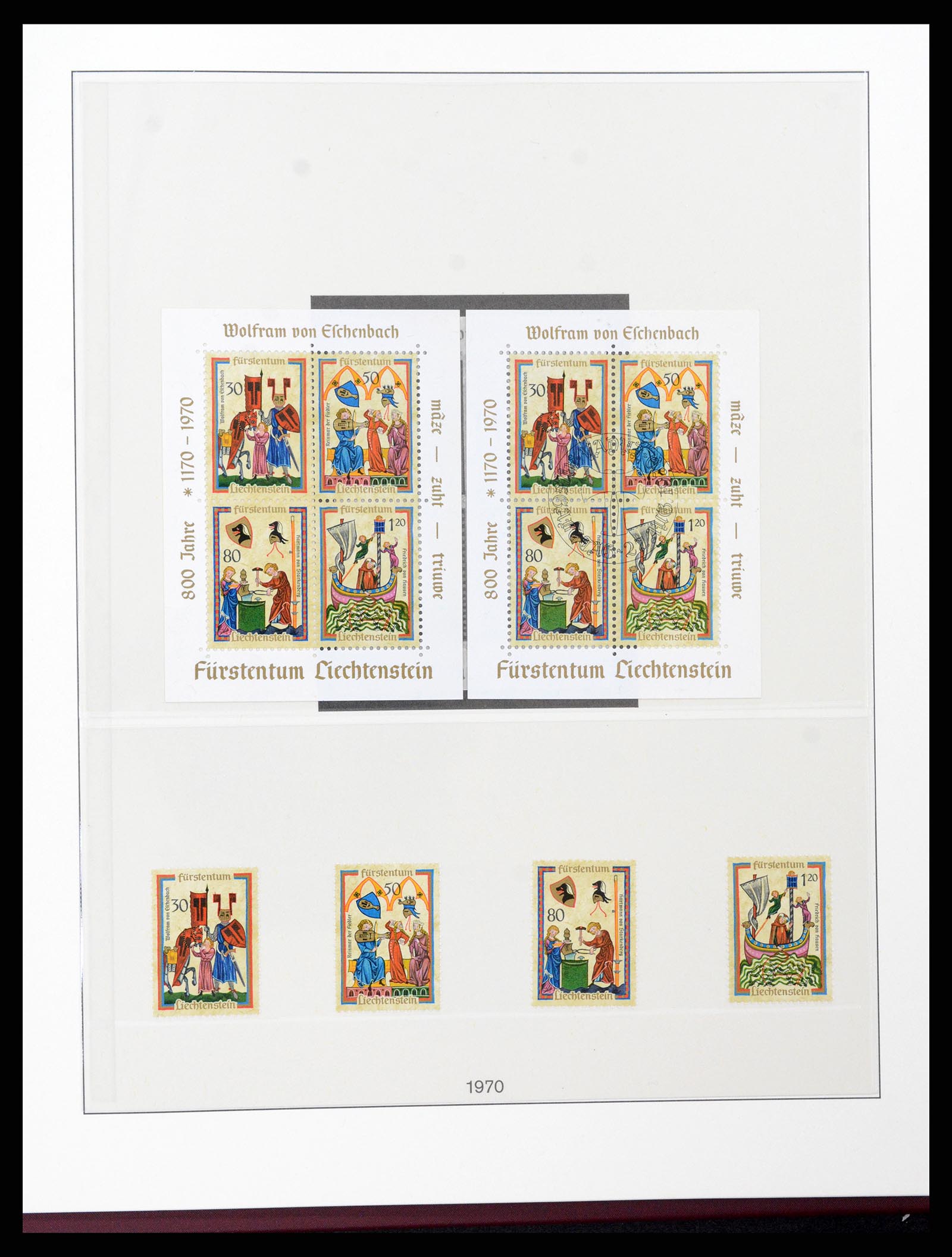 37293 048 - Postzegelverzameling 37293 Liechtenstein 1912-2003.