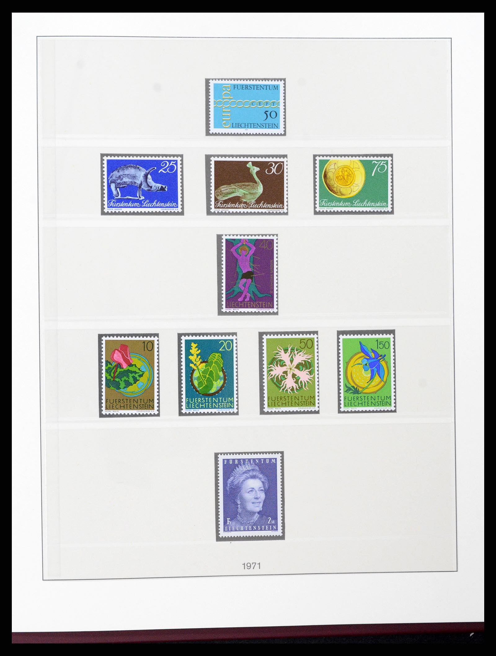 37293 049 - Postzegelverzameling 37293 Liechtenstein 1912-2003.