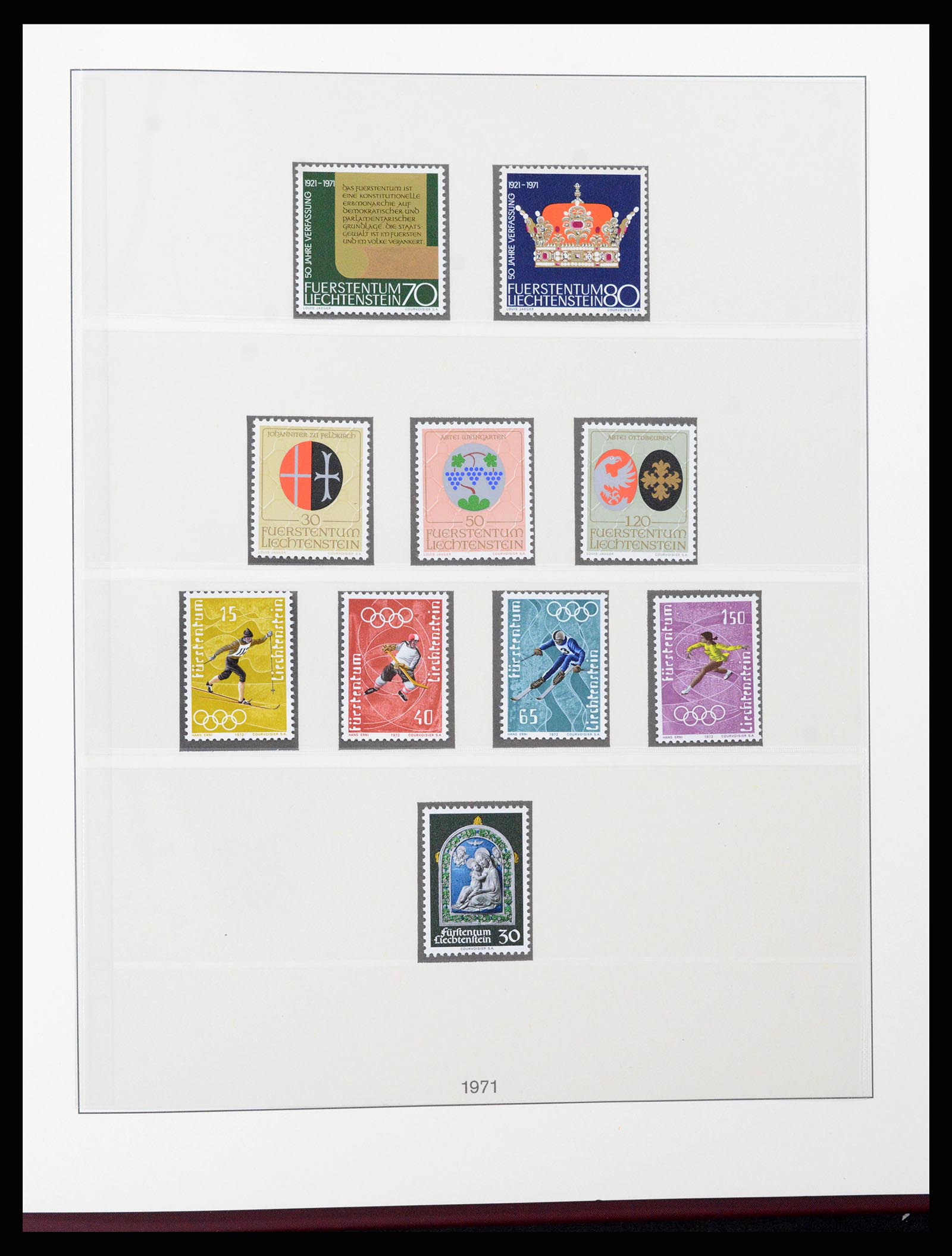 37293 050 - Postzegelverzameling 37293 Liechtenstein 1912-2003.