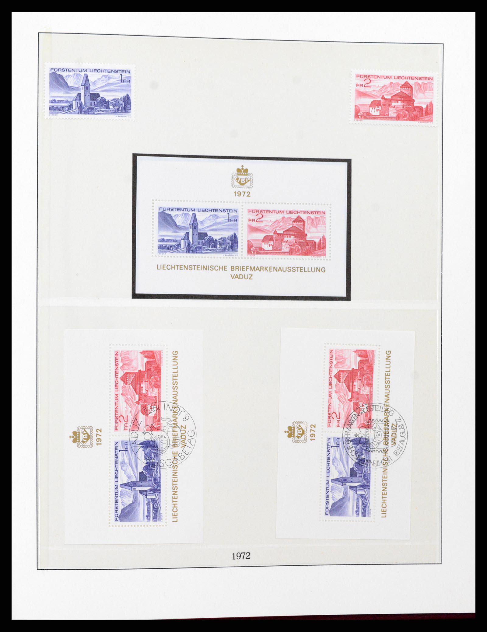 37293 052 - Postzegelverzameling 37293 Liechtenstein 1912-2003.