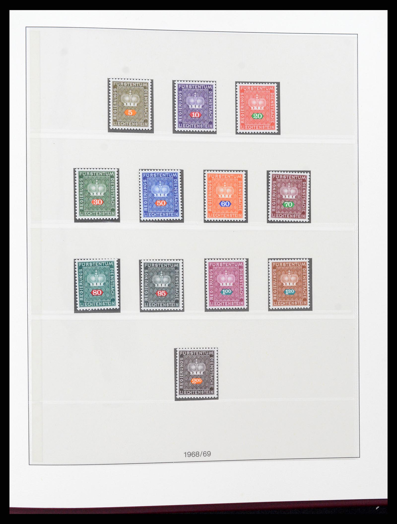 37293 053 - Postzegelverzameling 37293 Liechtenstein 1912-2003.