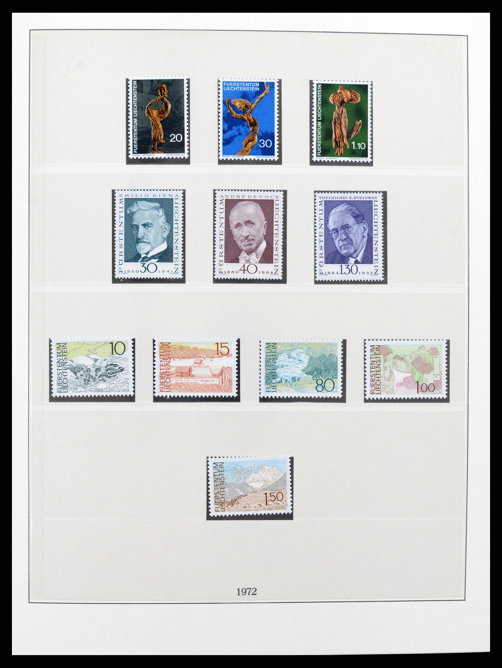 37293 055 - Postzegelverzameling 37293 Liechtenstein 1912-2003.