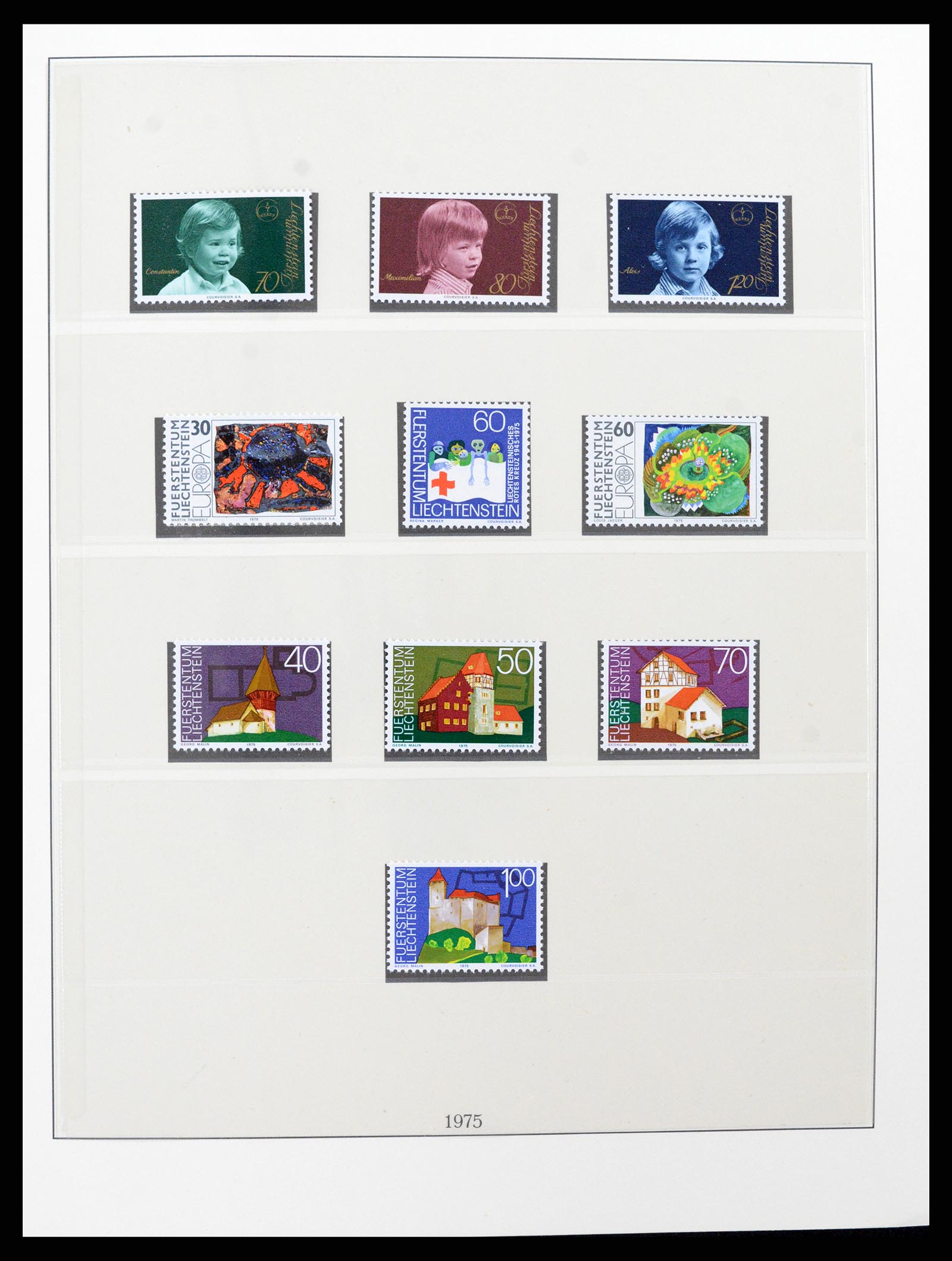 37293 062 - Postzegelverzameling 37293 Liechtenstein 1912-2003.