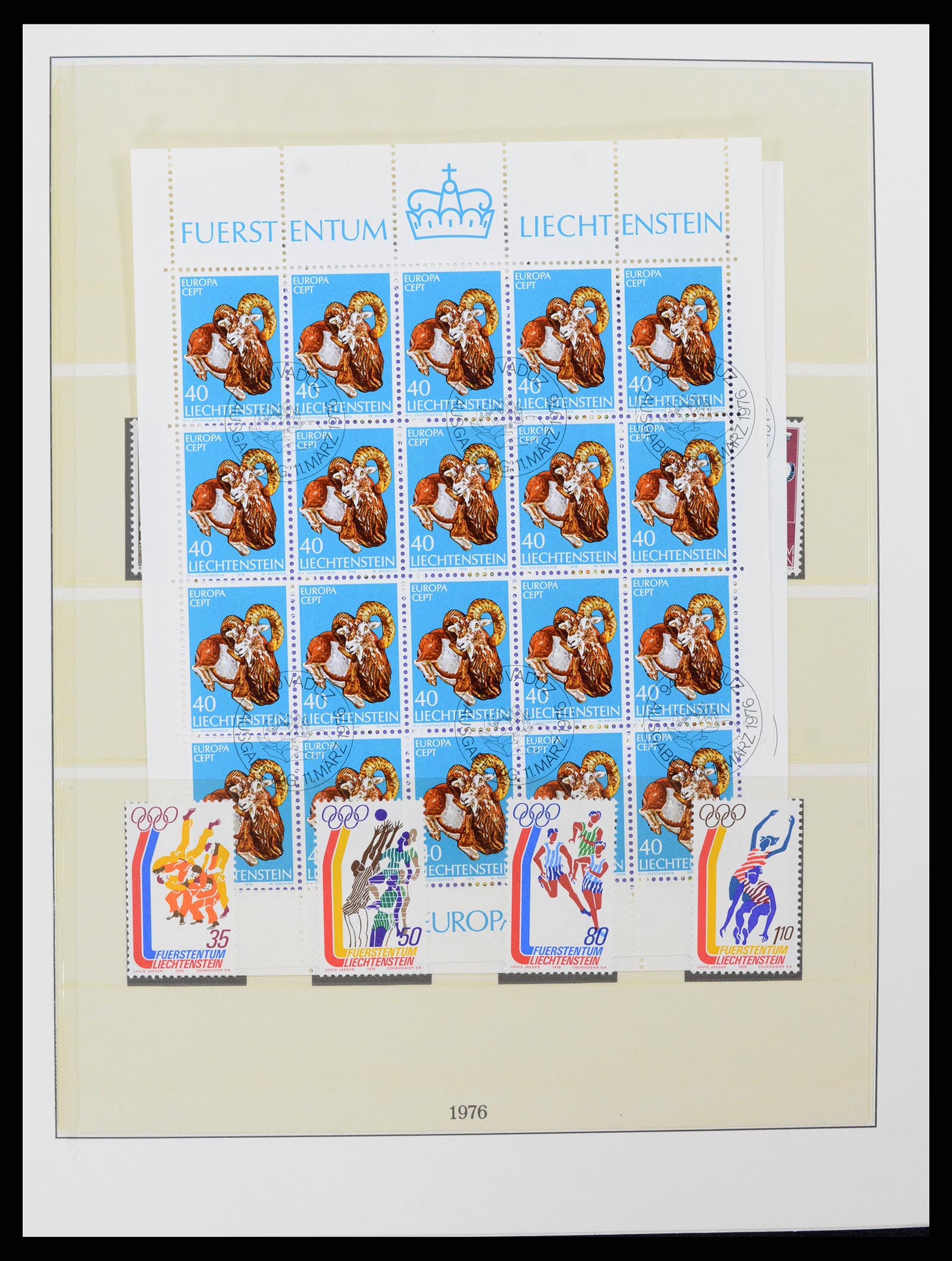 37293 064 - Postzegelverzameling 37293 Liechtenstein 1912-2003.