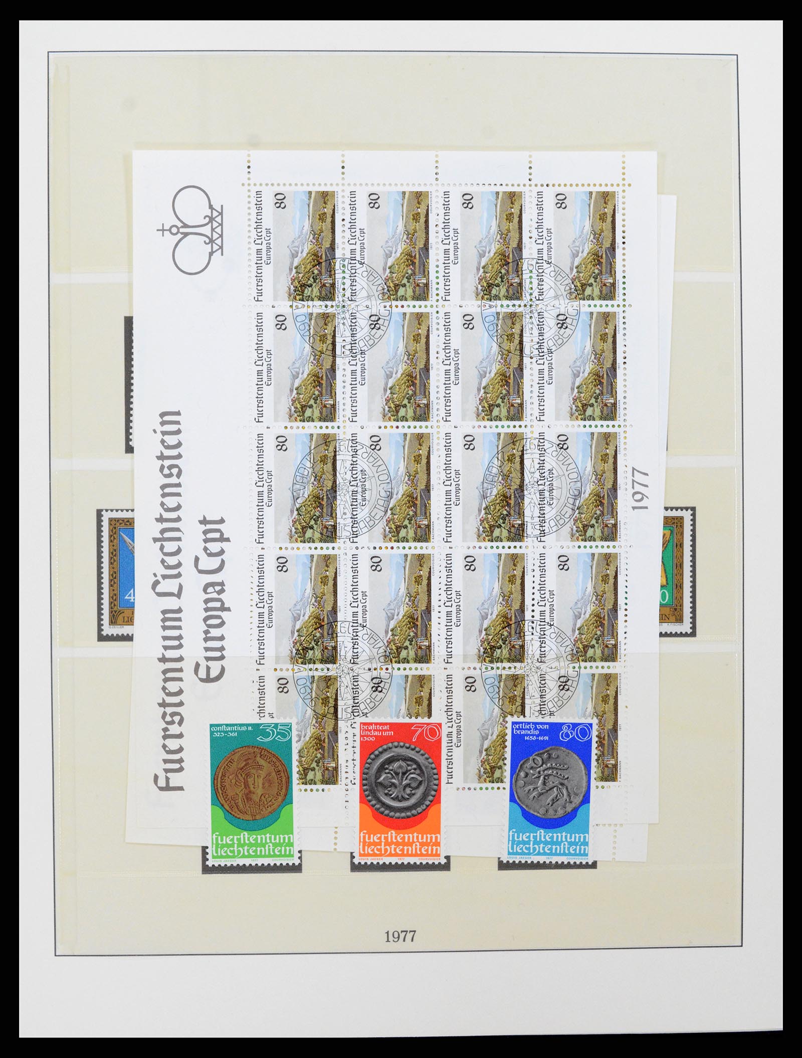 37293 069 - Postzegelverzameling 37293 Liechtenstein 1912-2003.