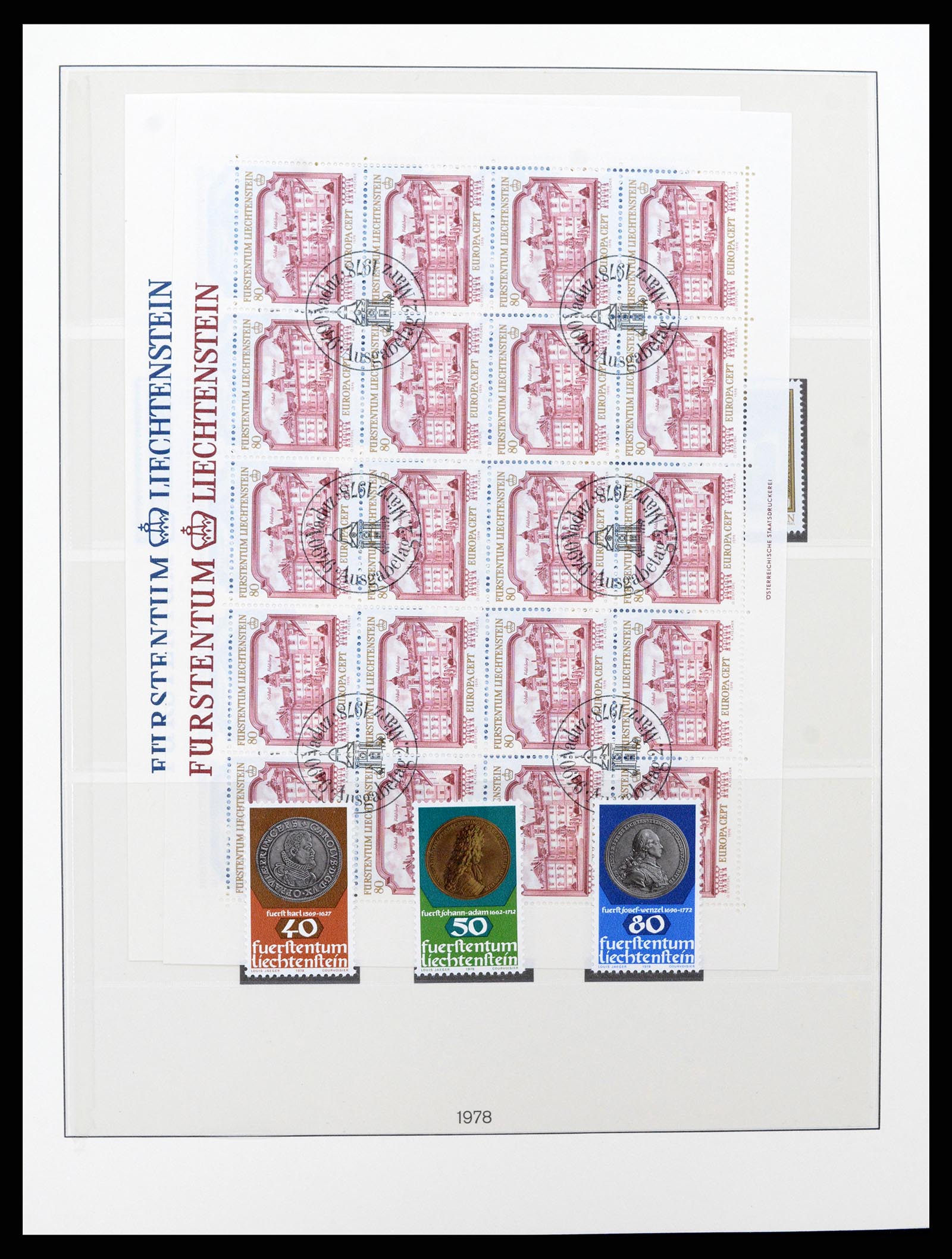 37293 071 - Stamp collection 37293 Liechtenstein 1912-2003.