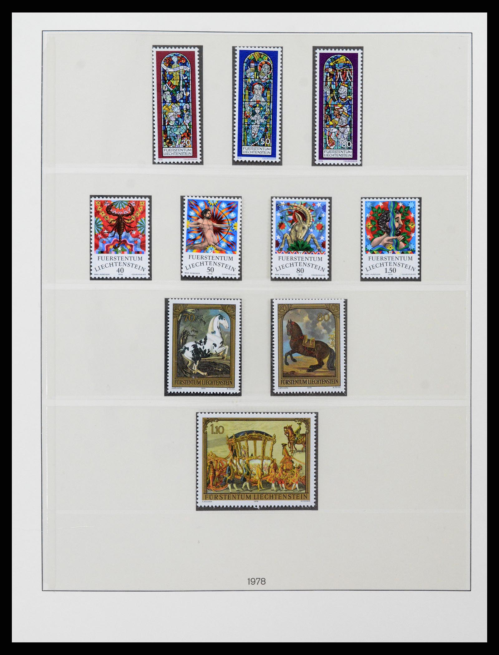37293 075 - Postzegelverzameling 37293 Liechtenstein 1912-2003.