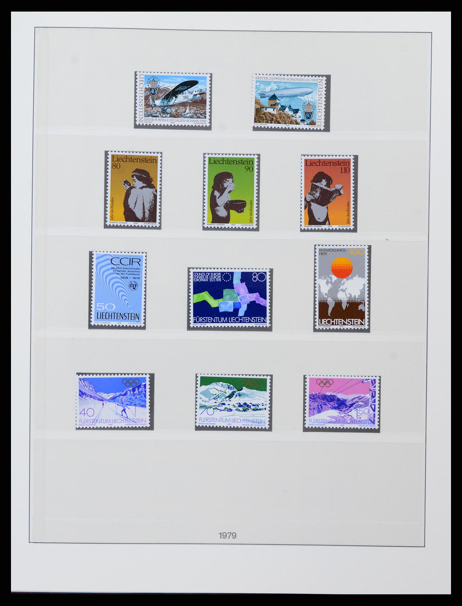 37293 081 - Postzegelverzameling 37293 Liechtenstein 1912-2003.